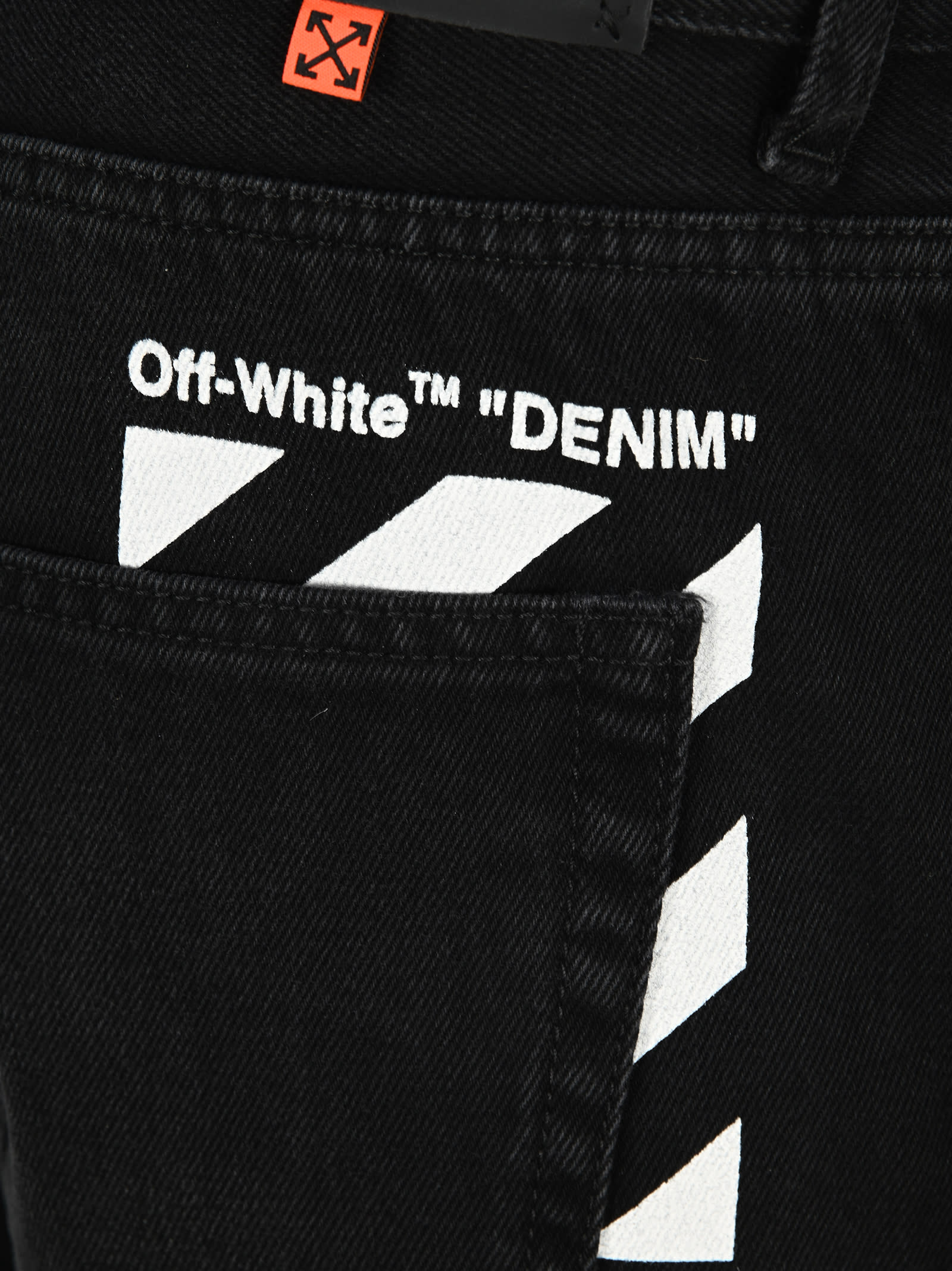 off white slim fit jeans