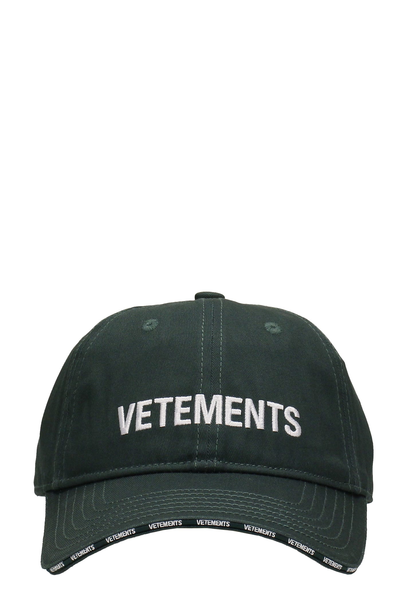 VETEMENTS Hats In Green Cotton