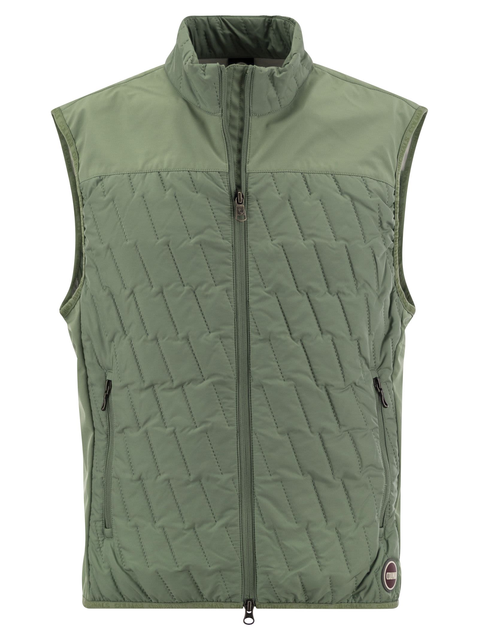 Quilted Waistcoat With Softshell Inserts