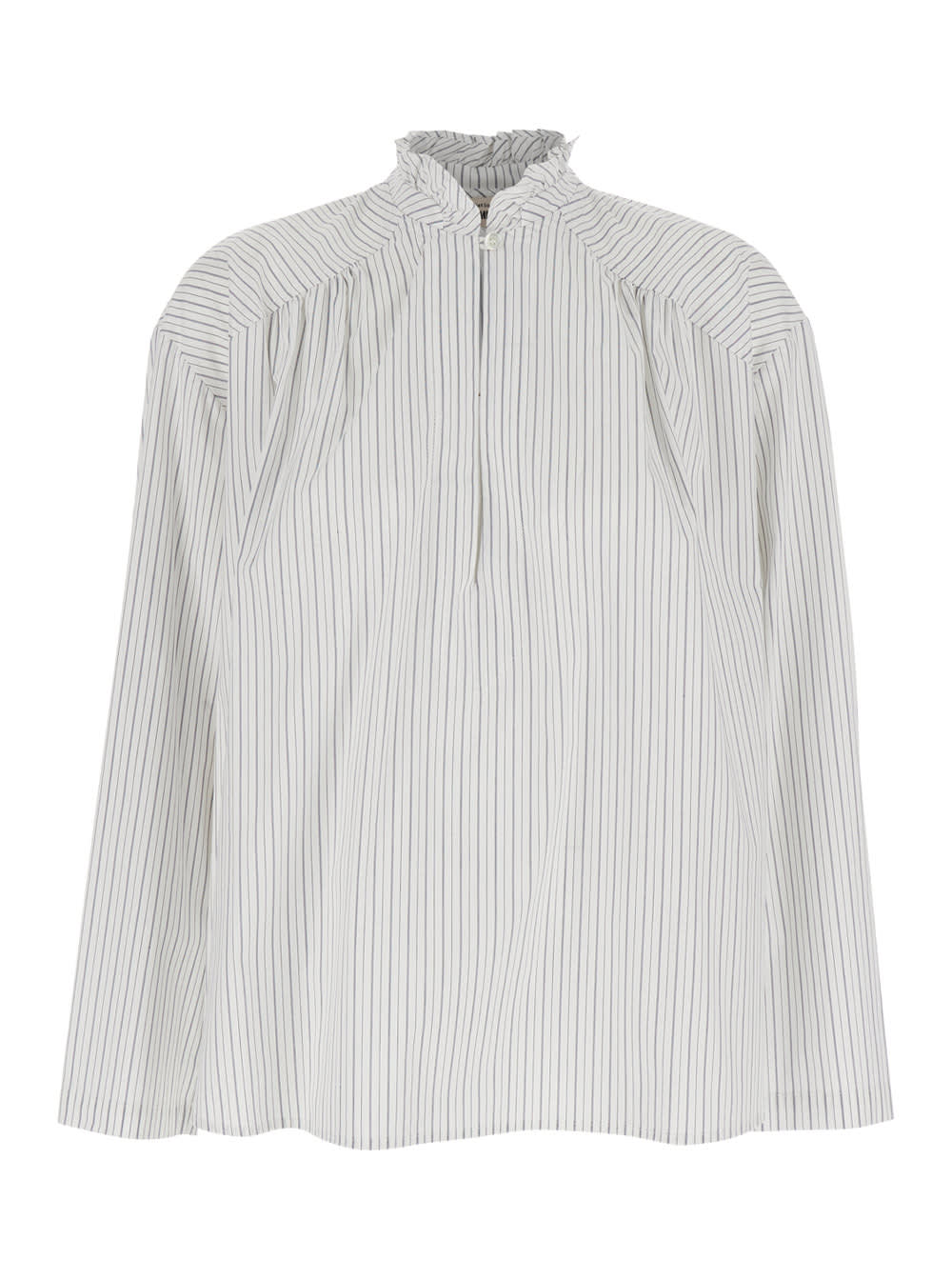 Semicouture Striped Shirt In White