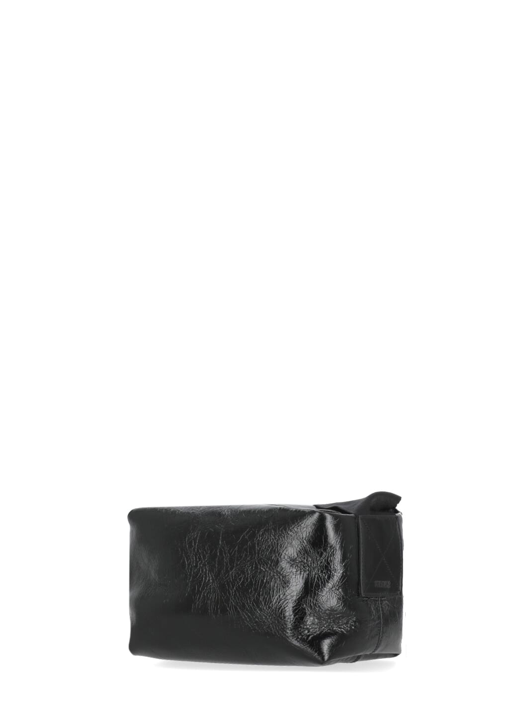 Uma Wang Leather Shoulder Bag In Black