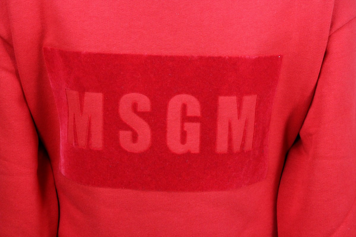 Msgm Sweater In Red