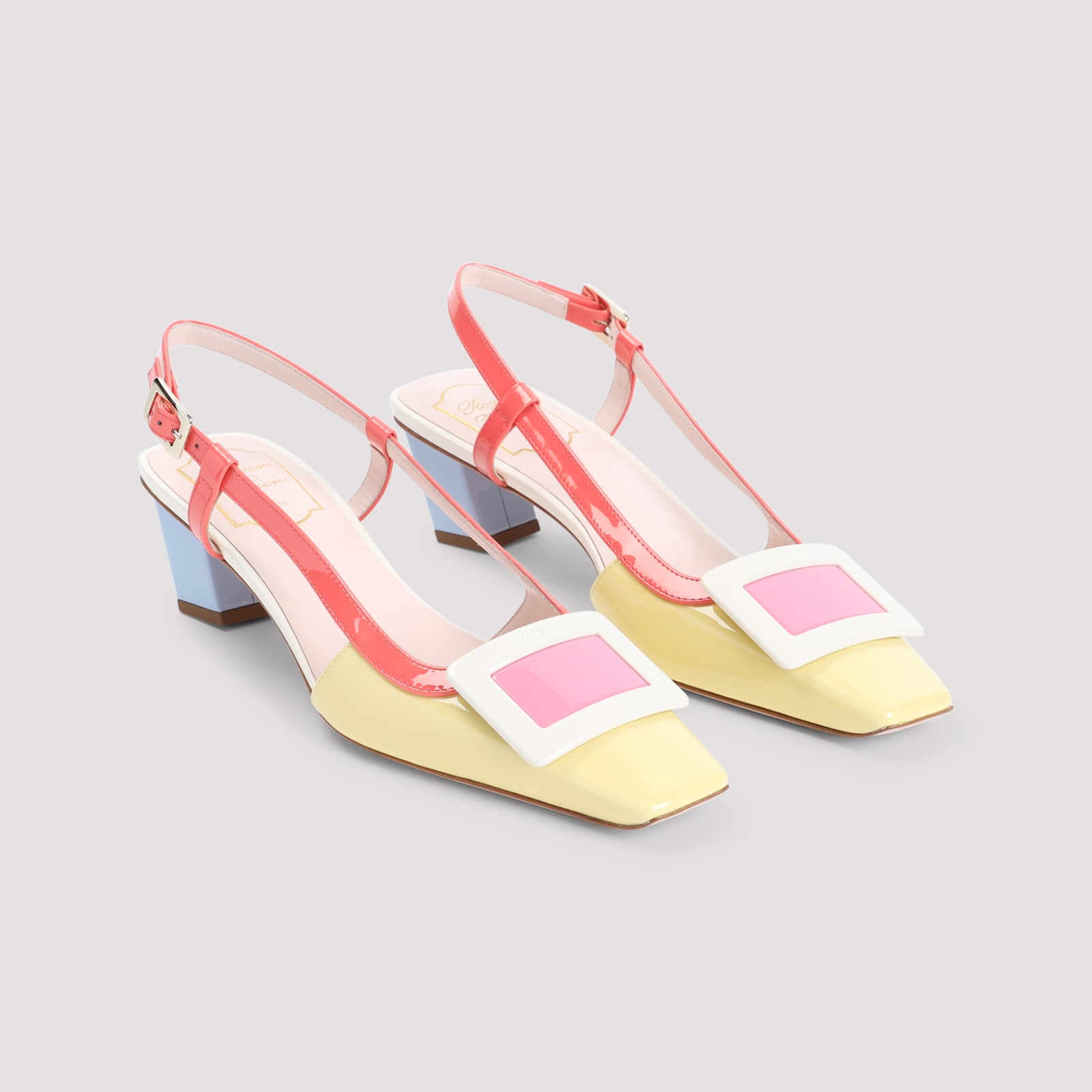 Shop Roger Vivier Multicolor Belle Vivier Pumps In Multicolour