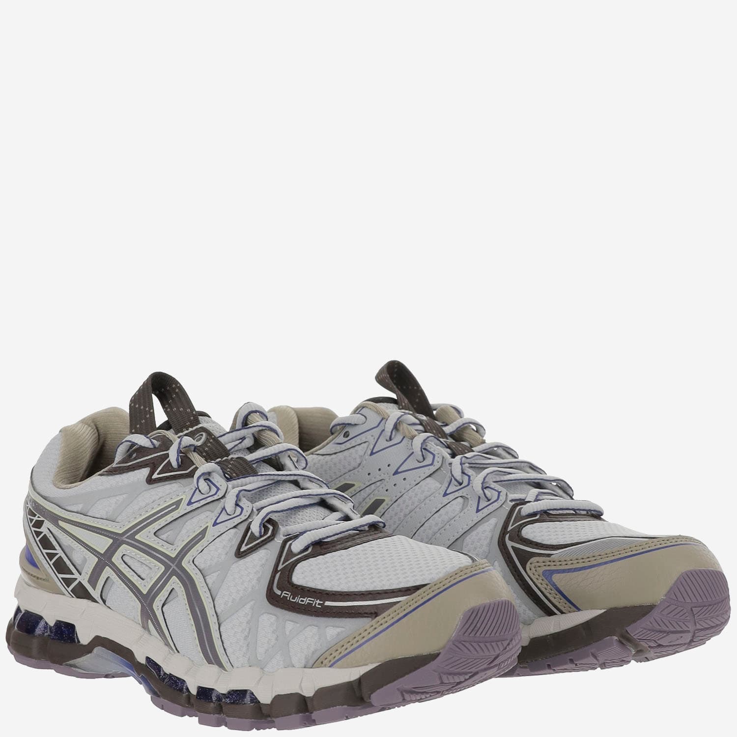 Asics Man Sneakers Light Grey Size 8.5 Textile Fibers In Glagrelavgre