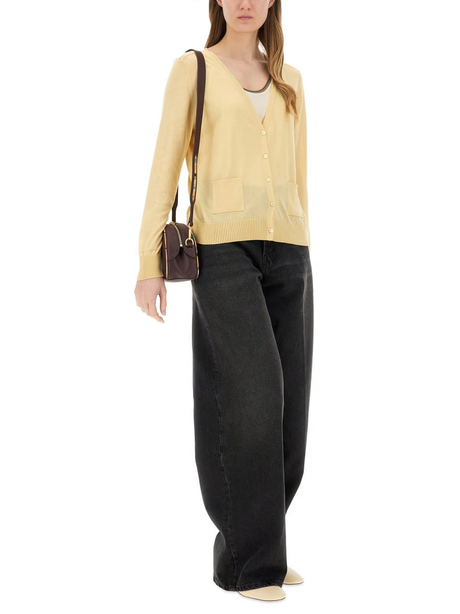 Paul Smith Women's Knitted Cardigan In Yellow