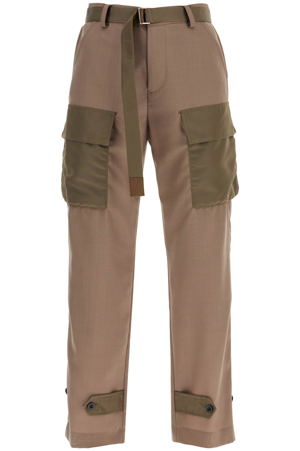 SACAI CARGO PANTS WITH INSERTS