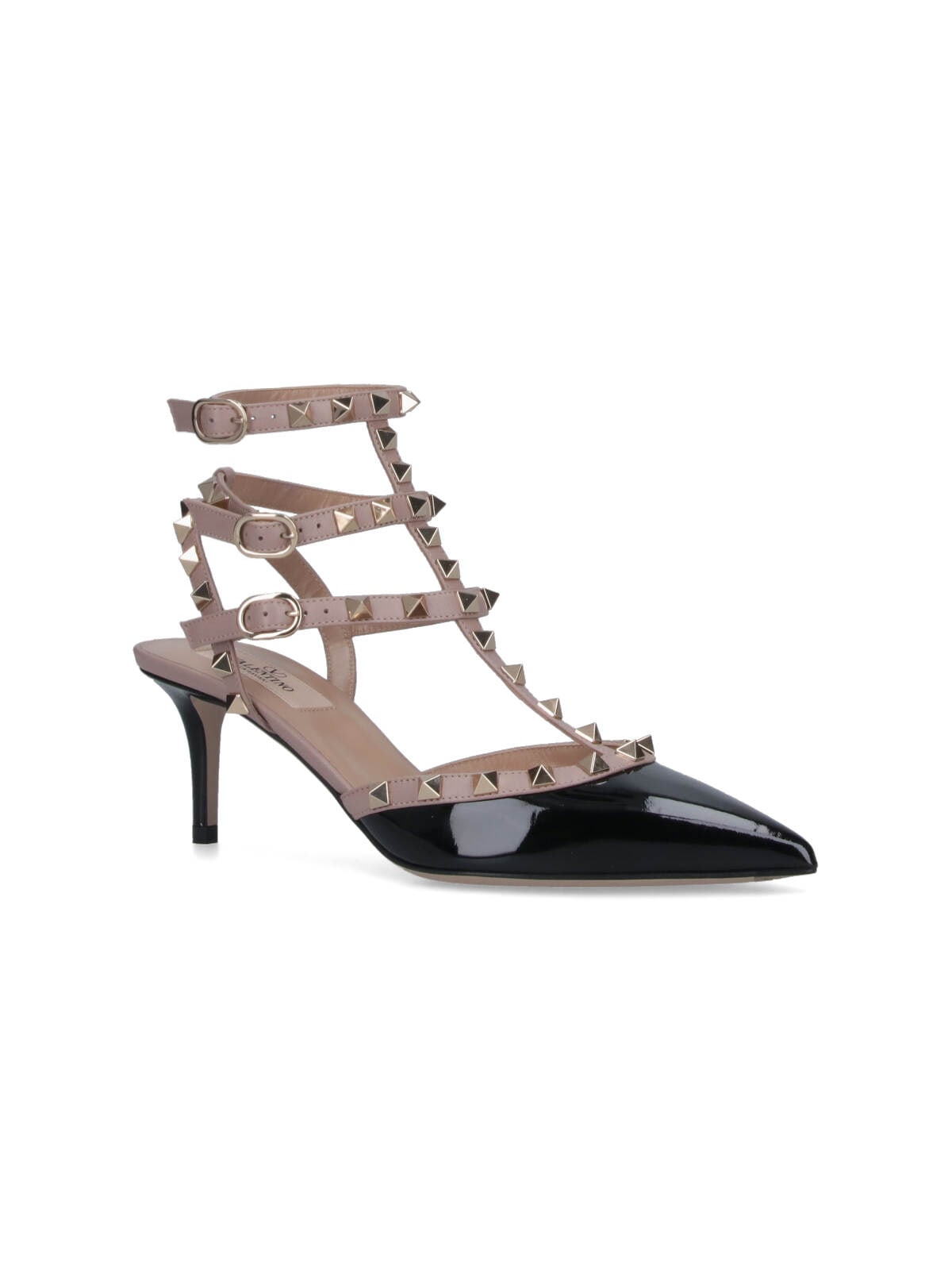 Valentino Rockstud Slingback Pumps In Black