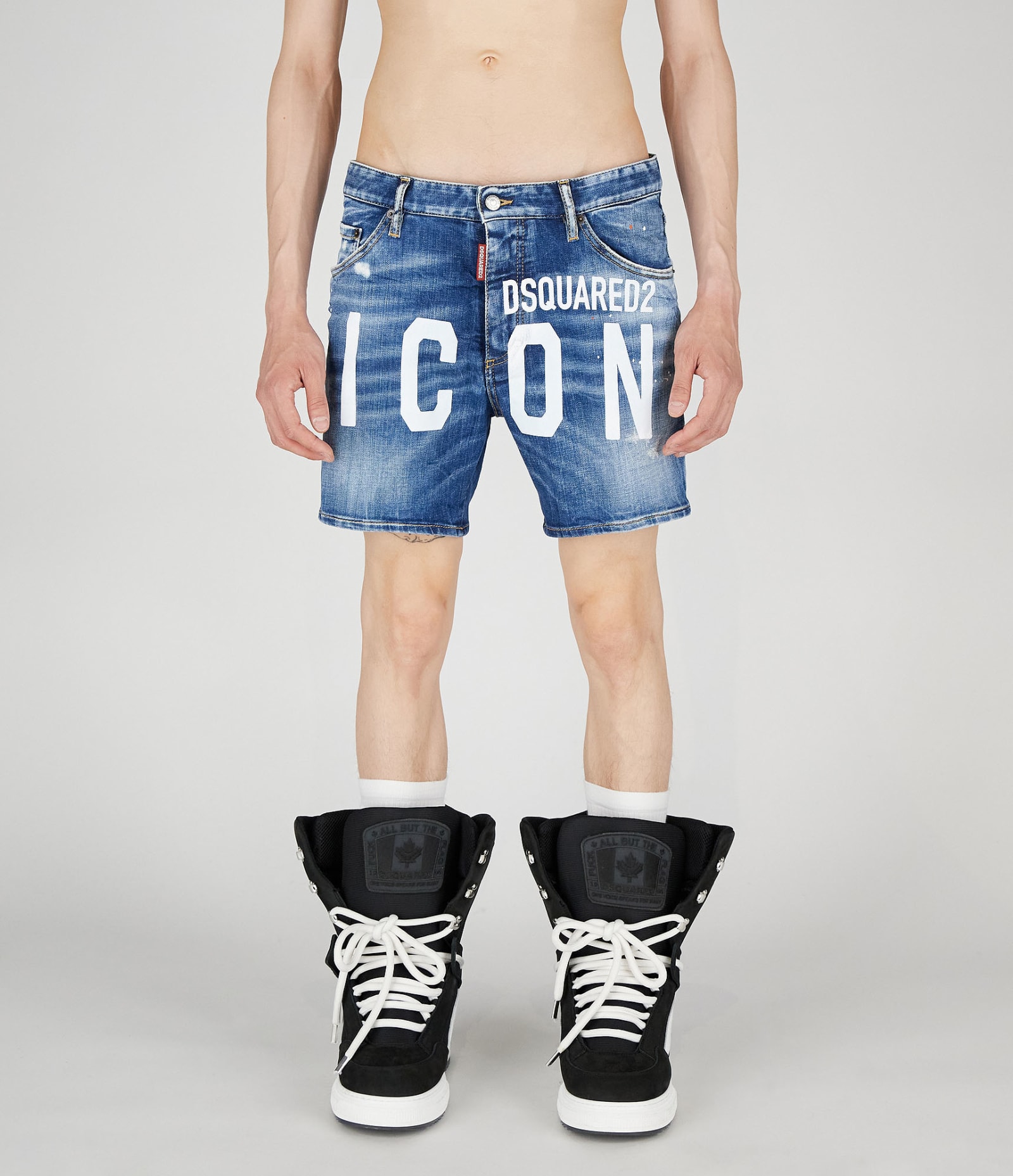 Dsquared2 Short Pants In Blue