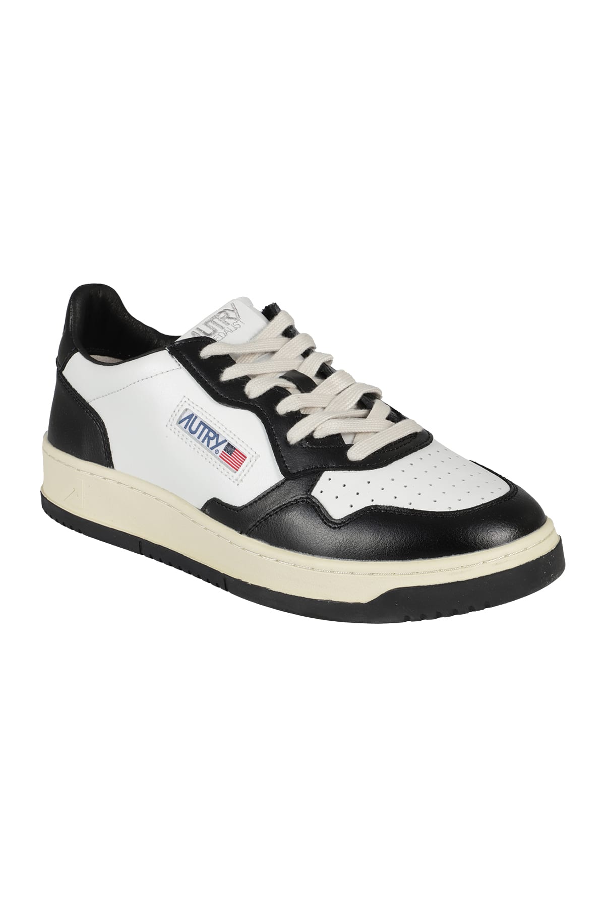 Shop Autry Medalist Low Man In White Black