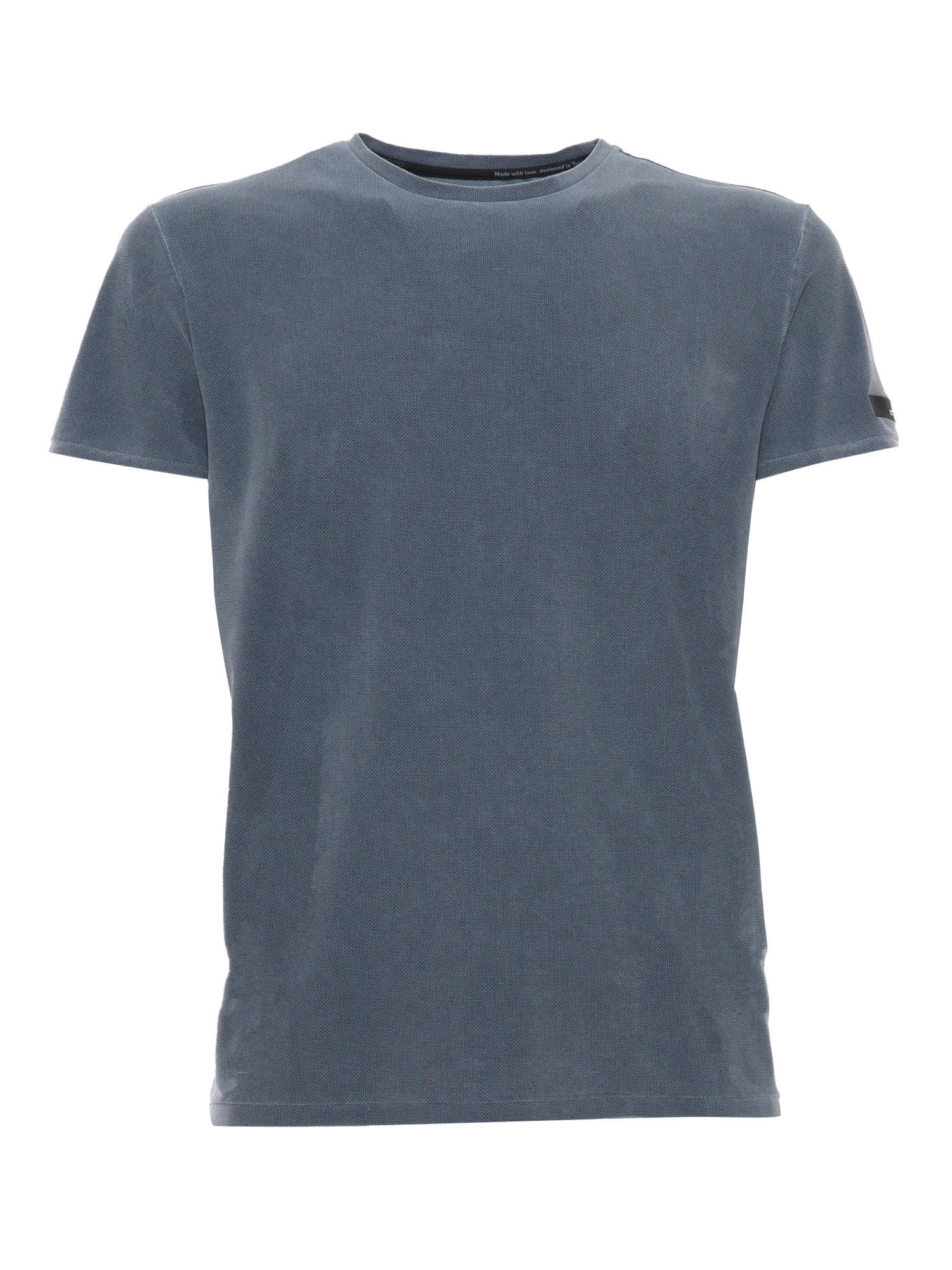 Rrd - Roberto Ricci Design Gray Piquet T-shirt In Grey
