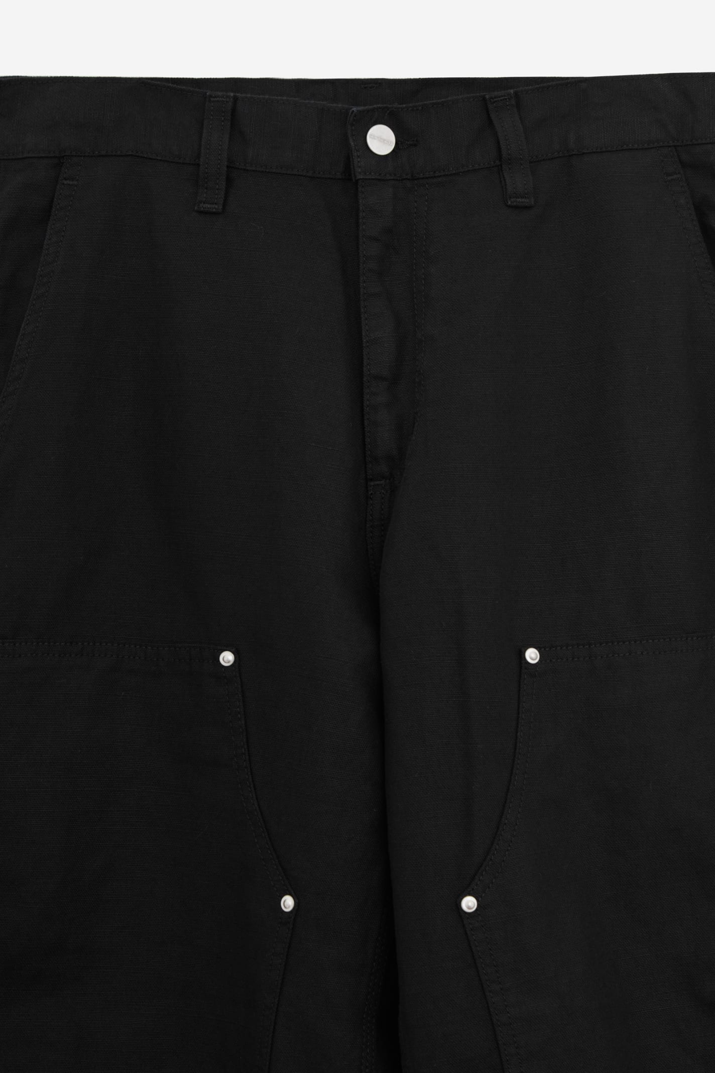 Shop Carhartt Walter Double Knee Pants In Black