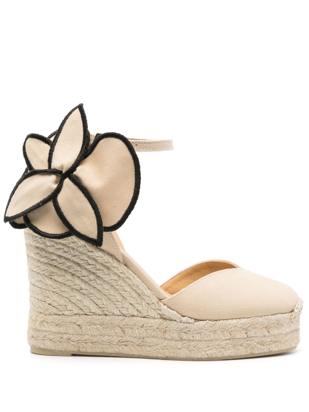Castaã±er Coco Cotton Espadrilles In Neutral