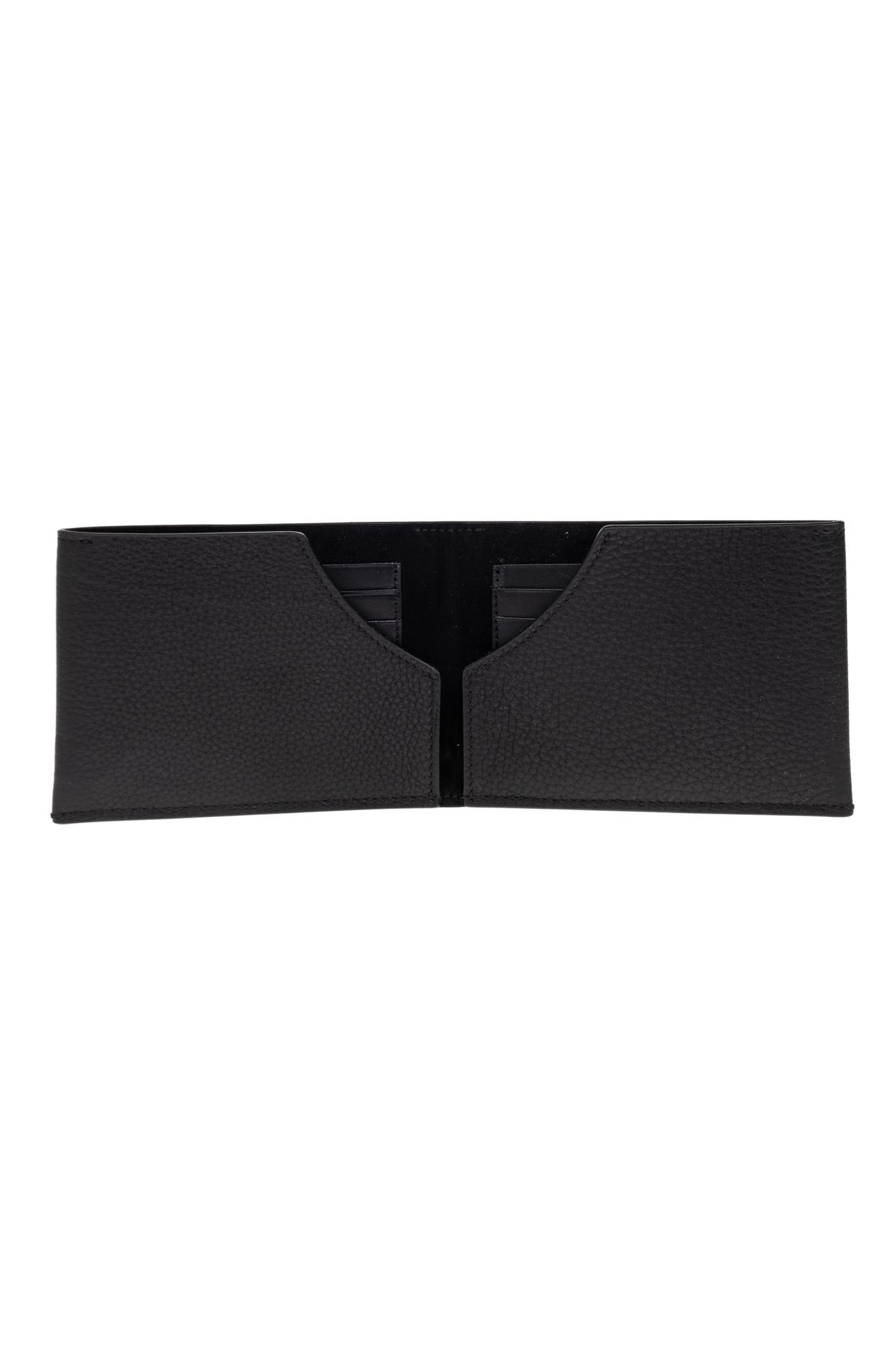 Maison Margiela Black Bi-fold Wallet With Logo Men