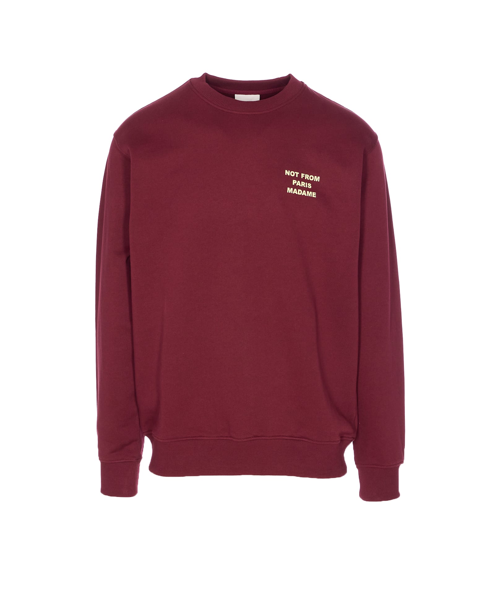 Drôle De Monsieur Le Slogan Sweatshirt In Red