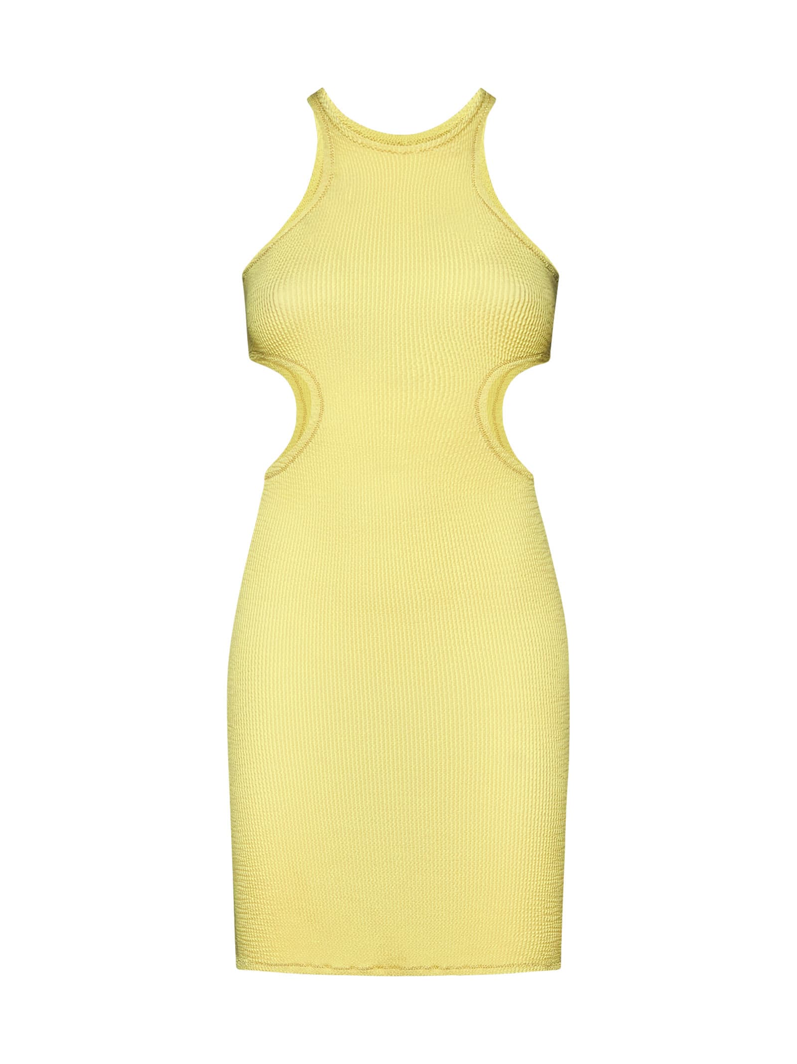 Shop Reina Olga Dress In Pastel Yellow