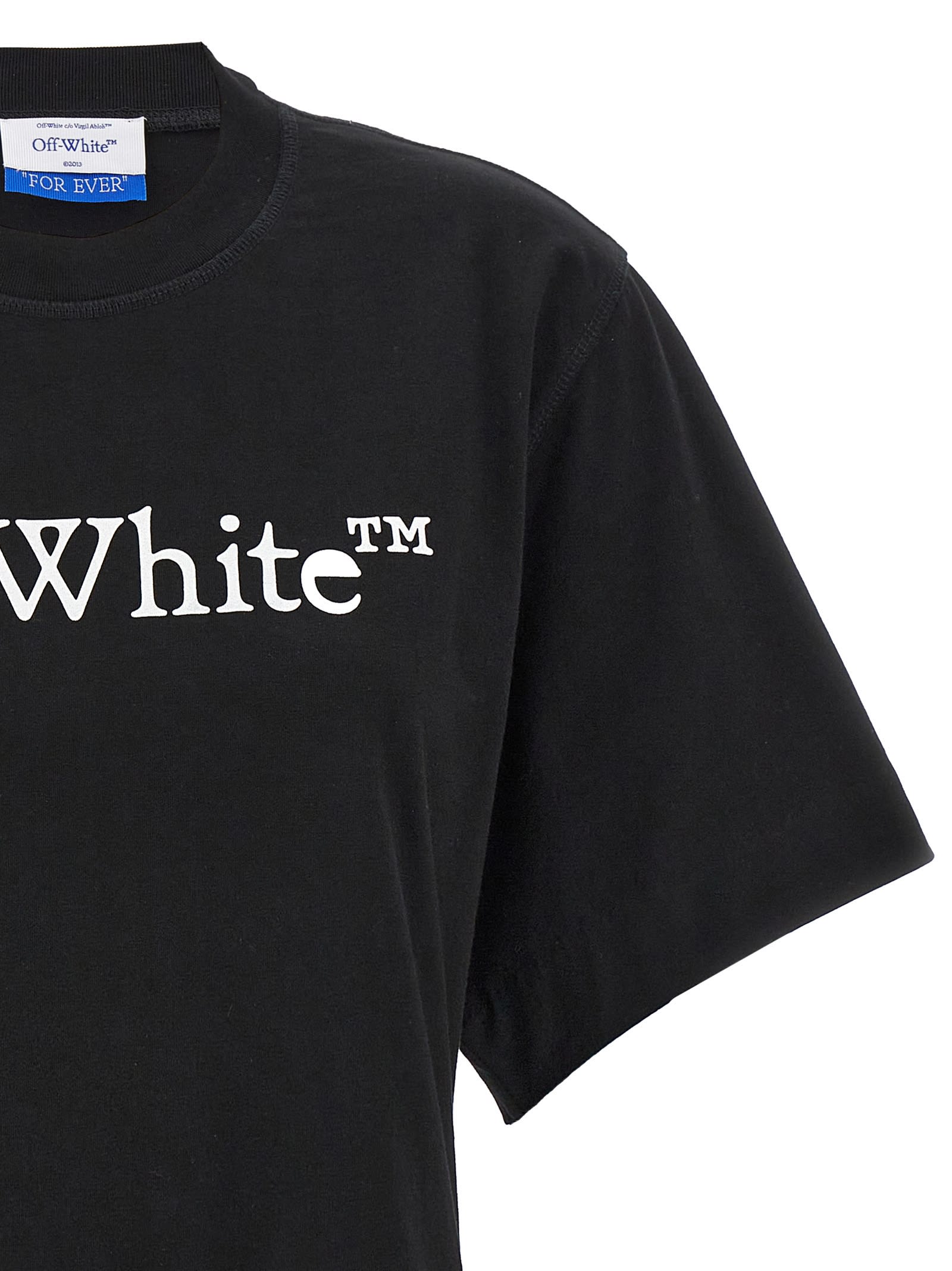 Shop Off-white Logo T-shirt In Black