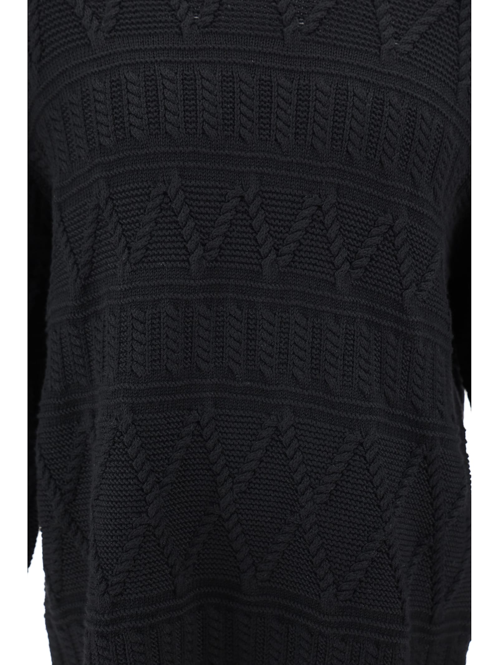 Shop Zegna Turtleneck Sweater In Nero Unito