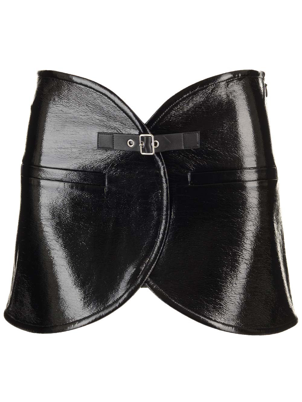 Shop Courrèges Ellisse Miniskirt In Black