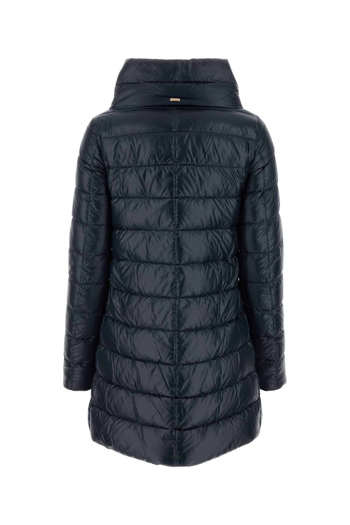 Herno Amelia Funnel-neck Padded Jacket In Blu