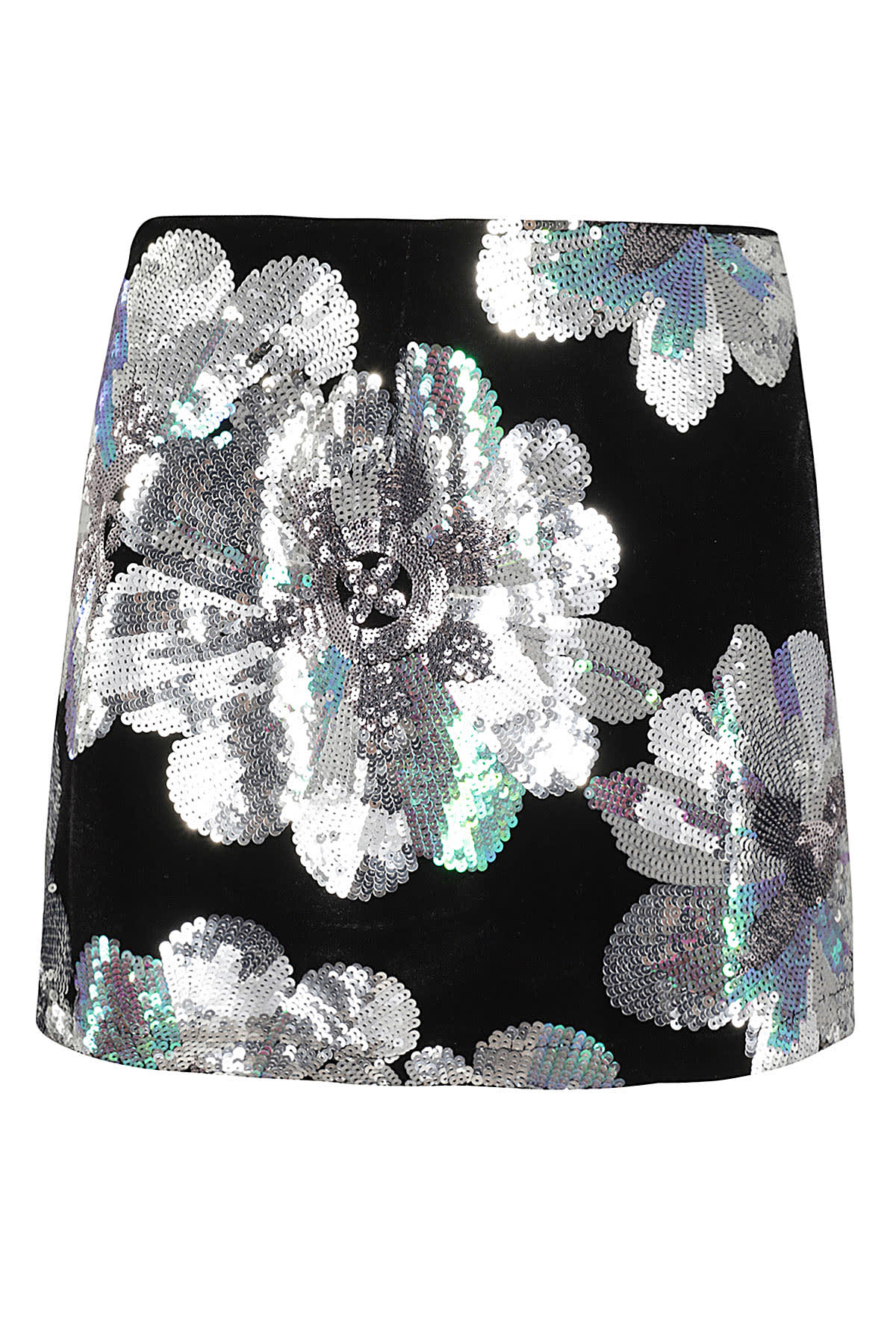 Shop Sabina Musayev Isolda Skirt In Multisilver