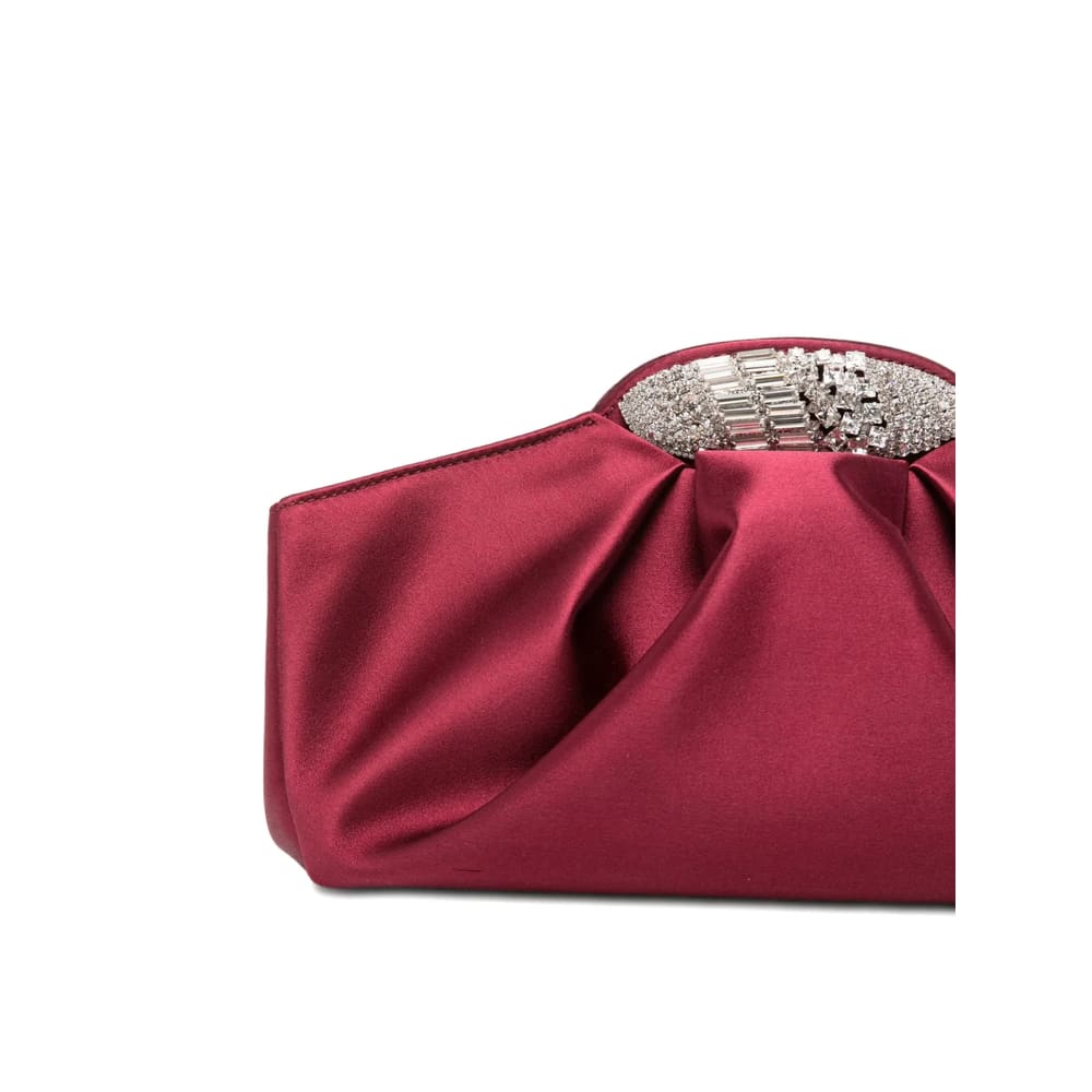 Giuseppe Zanotti Pink Clutch Bags Women In Burgundy