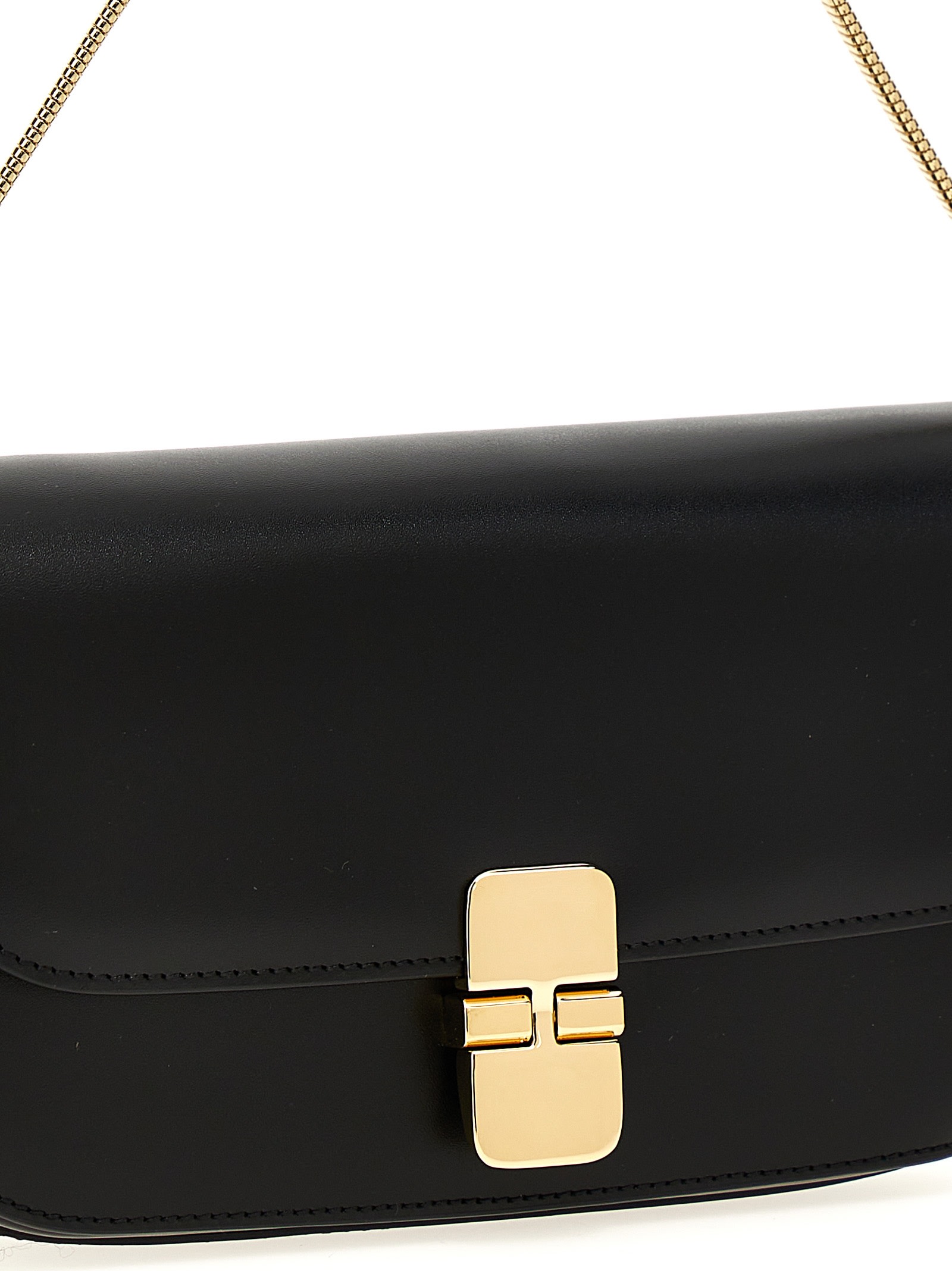 Shop Apc Grace Chaine Clutch In Black