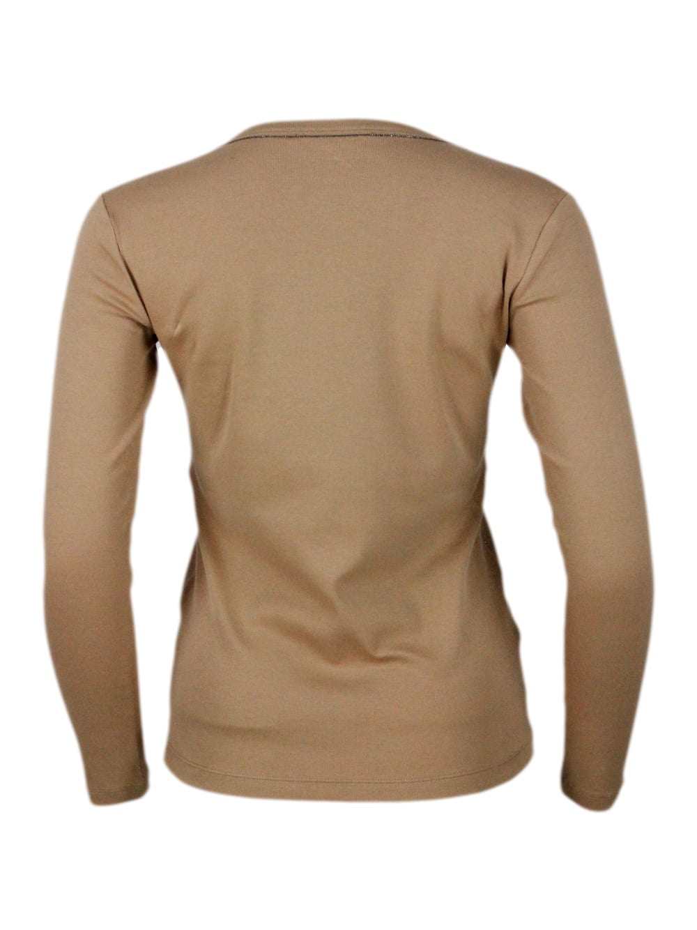 Fabiana Filippi Jersey T-shirt In Brown