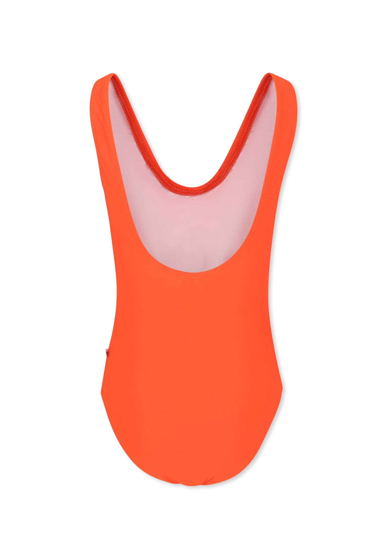Molo Red Swimsuit For Girl With Strawberry In Red