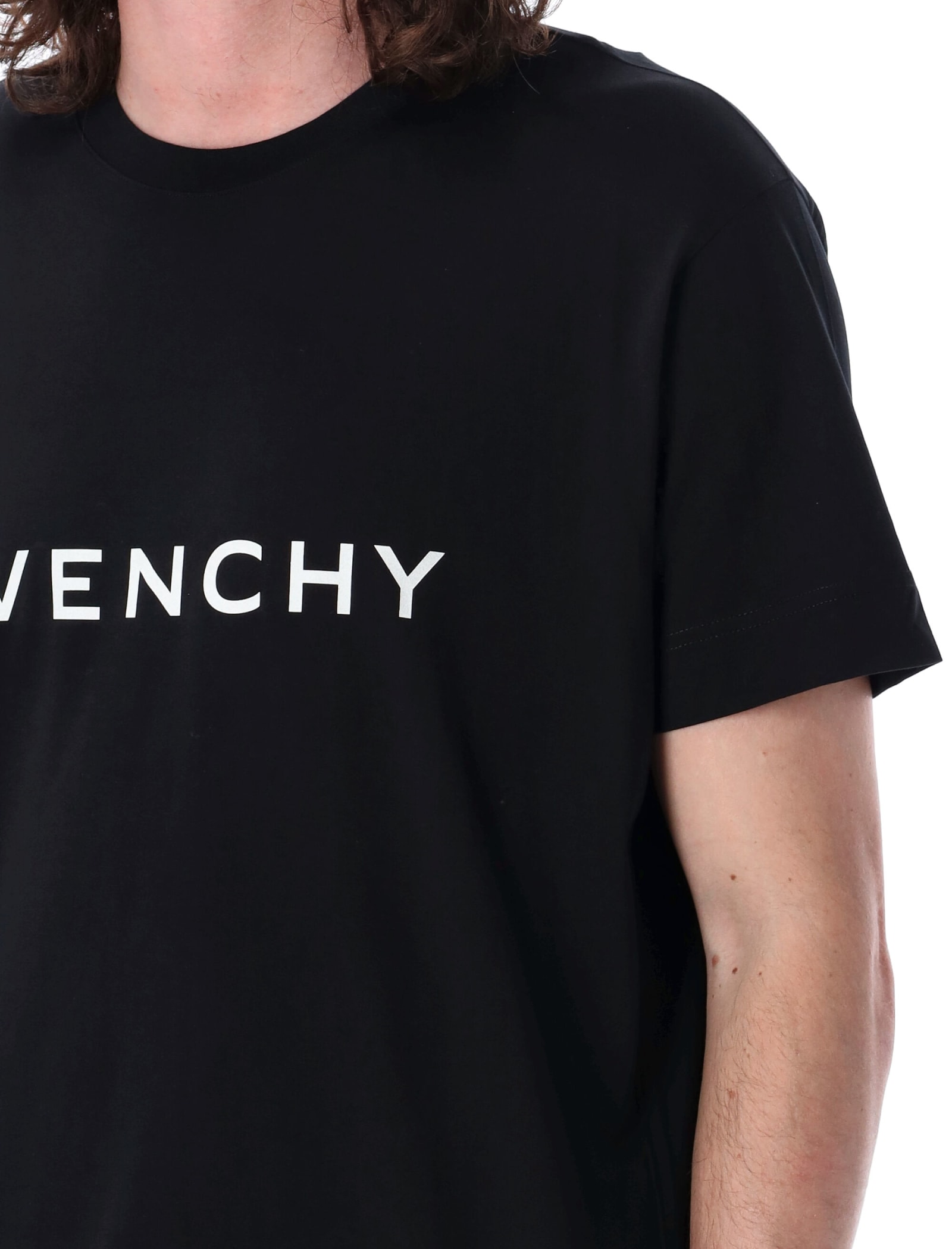 Shop Givenchy Oversized Fit T-shirt In Black