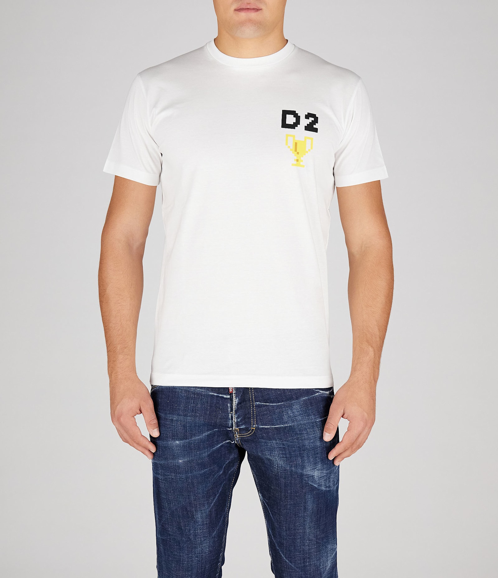 Shop Dsquared2 T-shirts In White