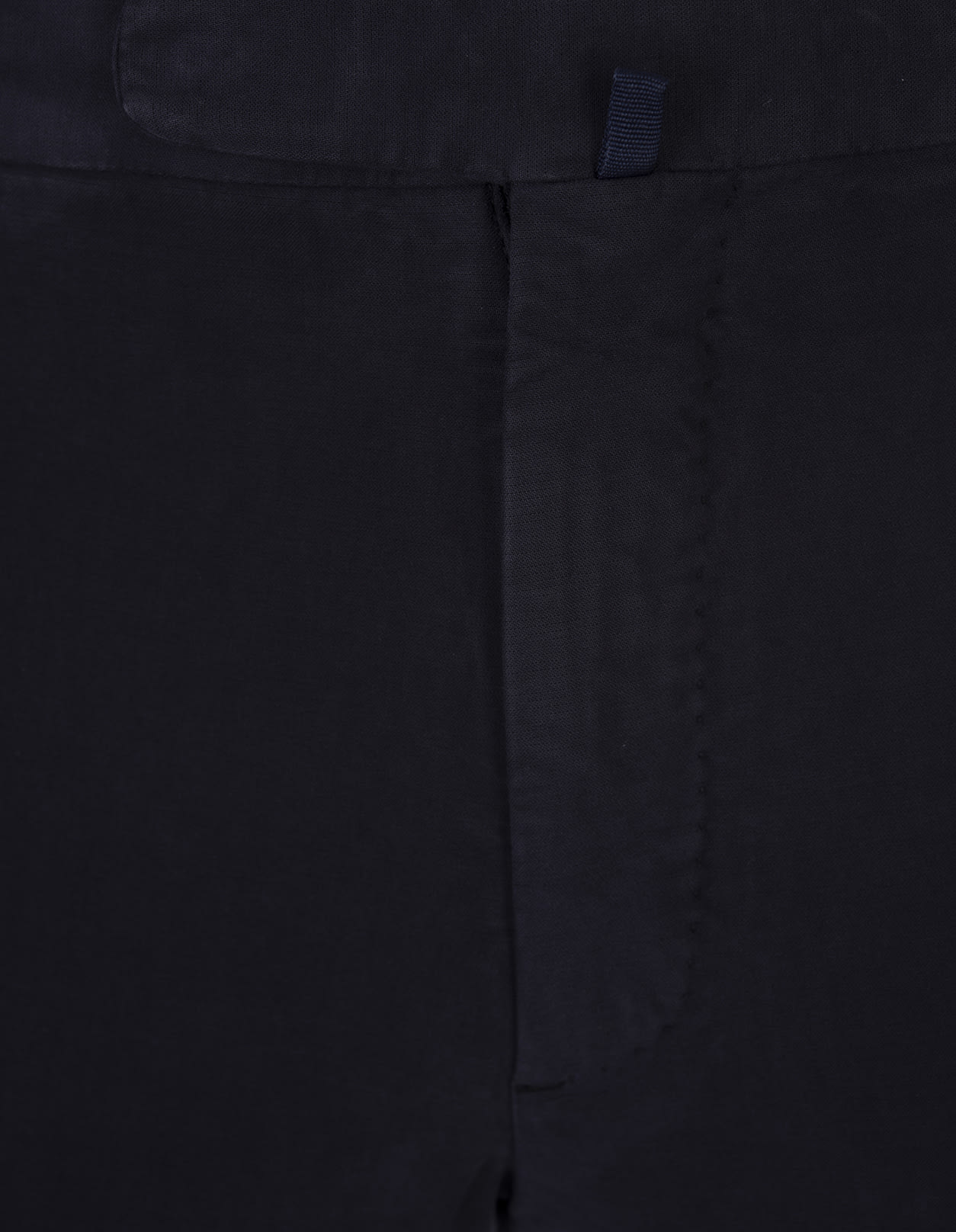 Shop Incotex Slim Fit Trousers In Navy Blue Certified Doeskin