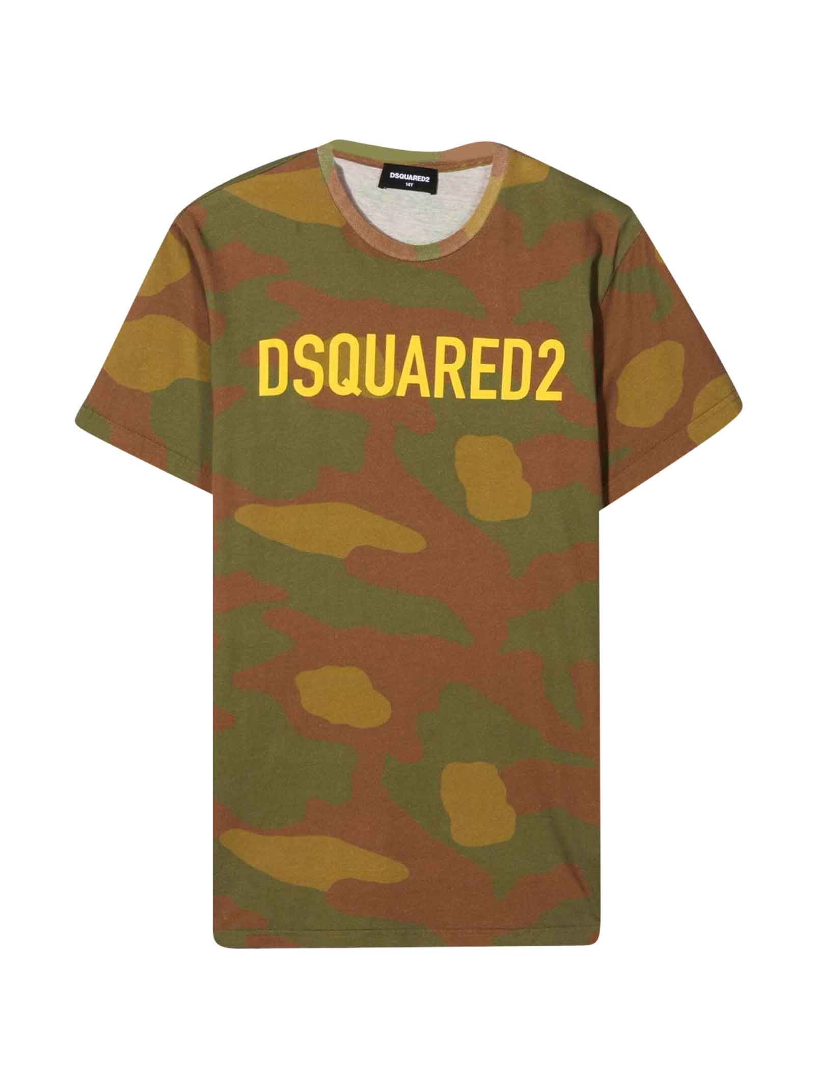 Dsquared2 Military T-shirt Unisex Teen