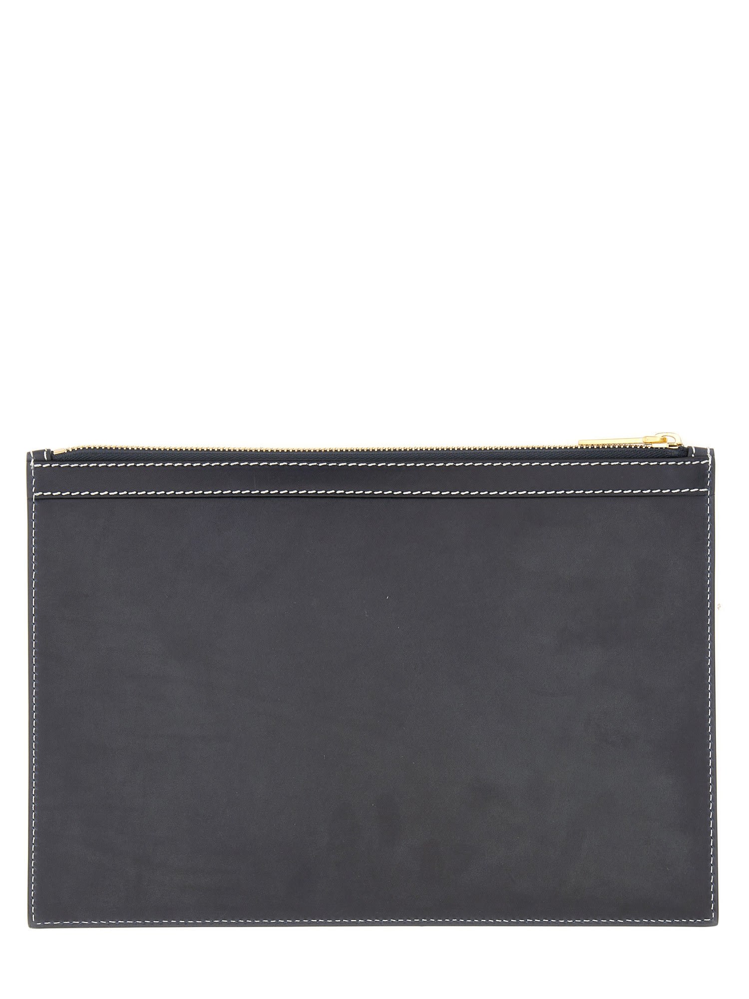 Shop Thom Browne Small Tablet Holder In Blue