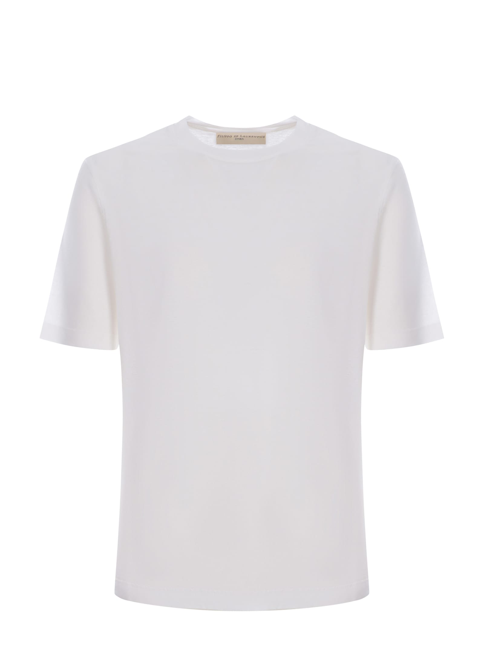 T-shirt Filippo De Laurentis Made Of Linen