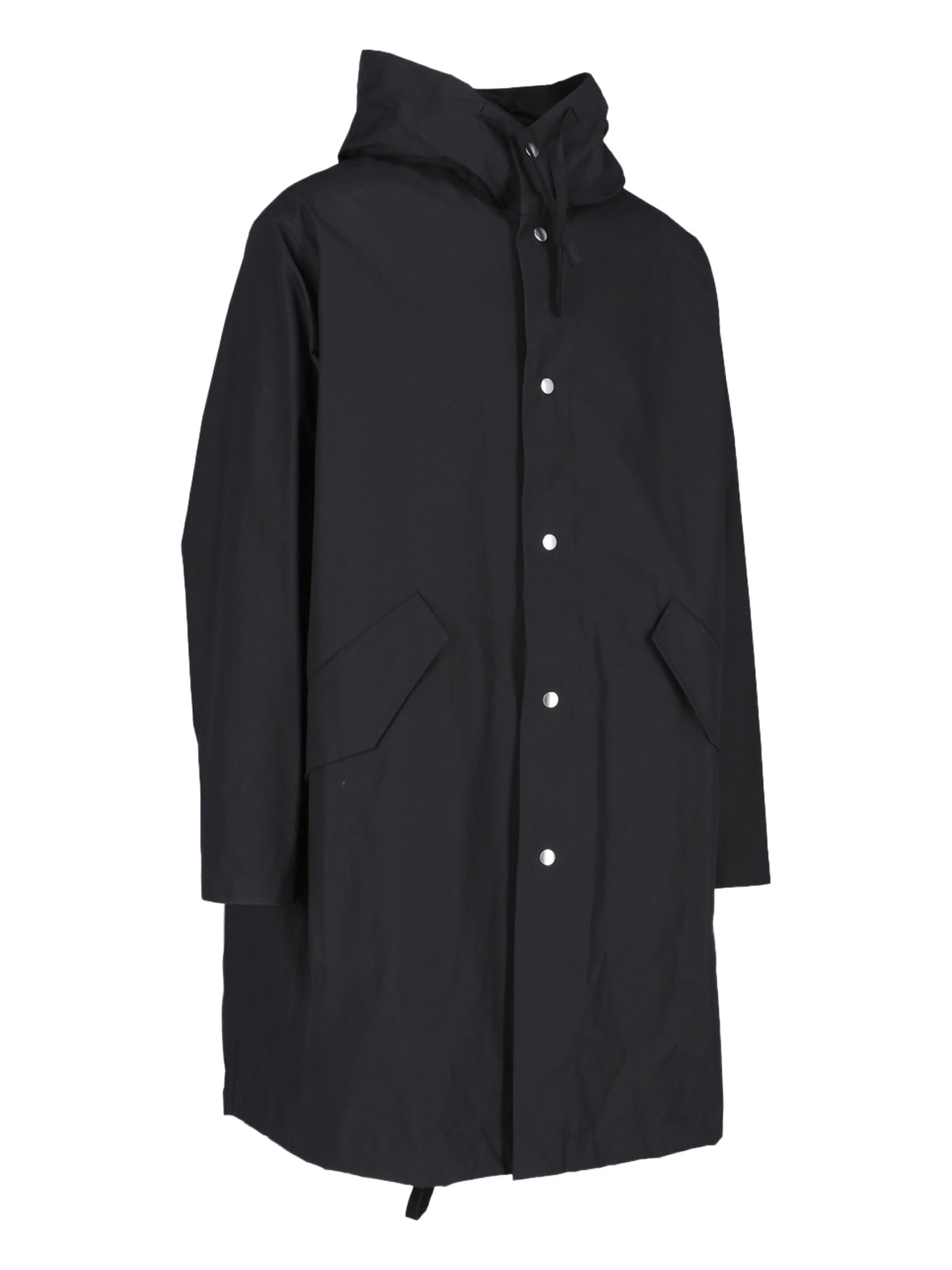 Shop Jil Sander Back Logo Parka In Nero