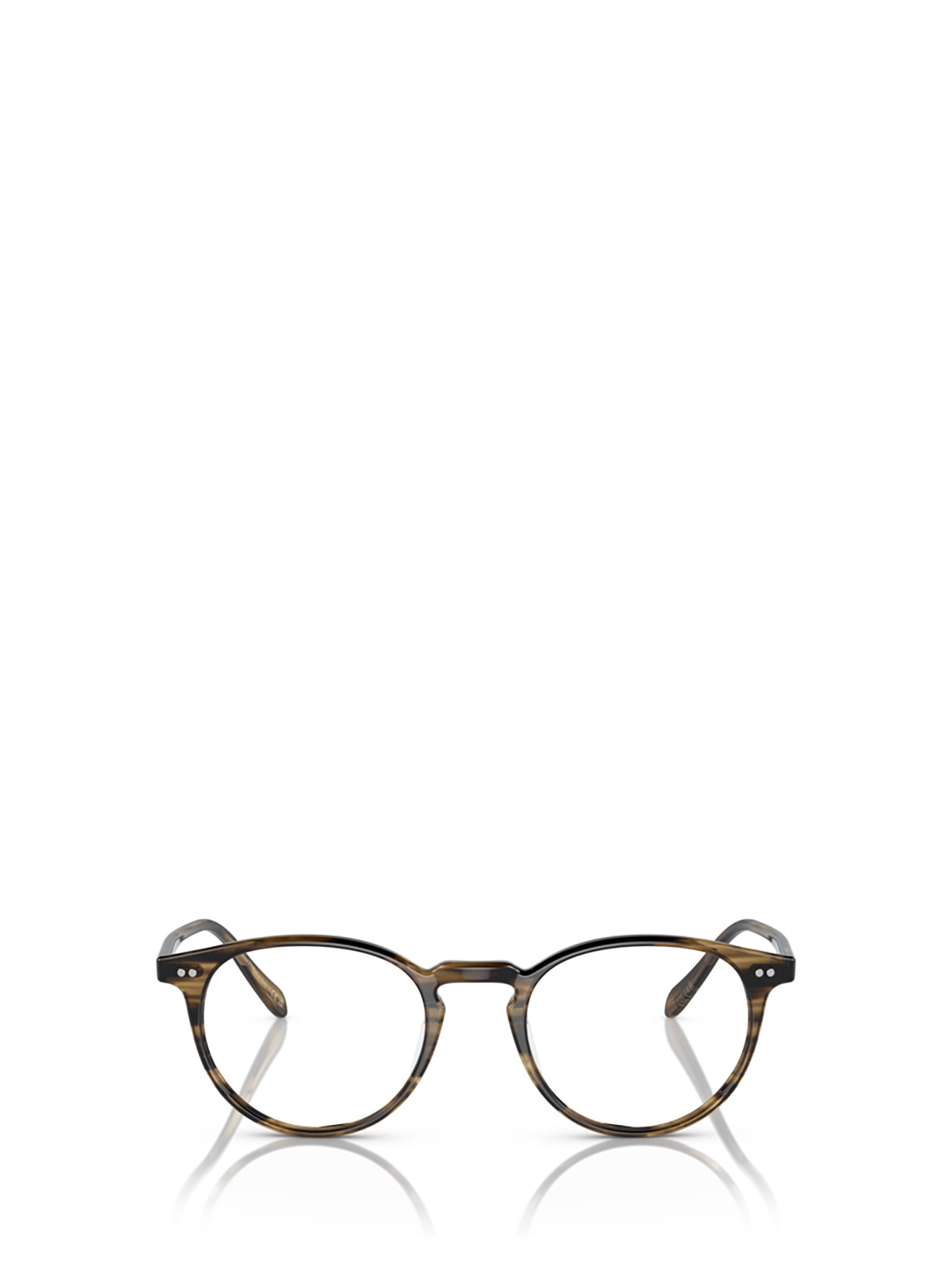 Shop Oliver Peoples Ov5004 Olive Smoke Glasses