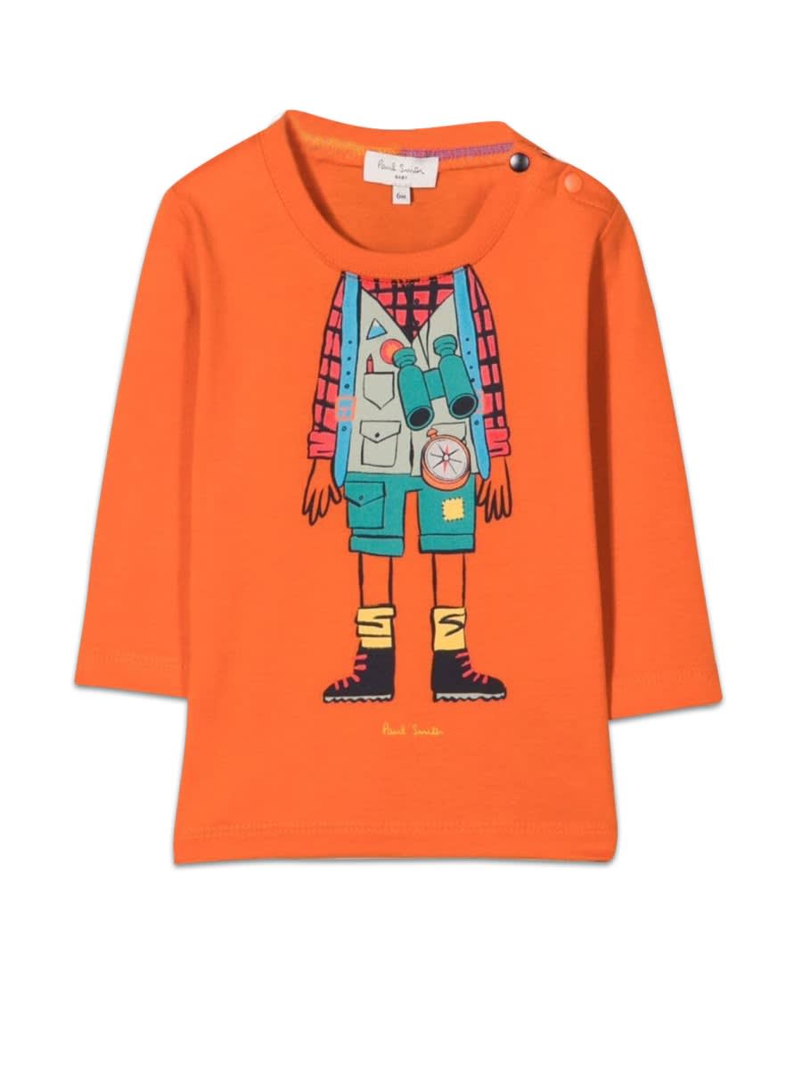 Paul Smith Tee Shirt In Orange