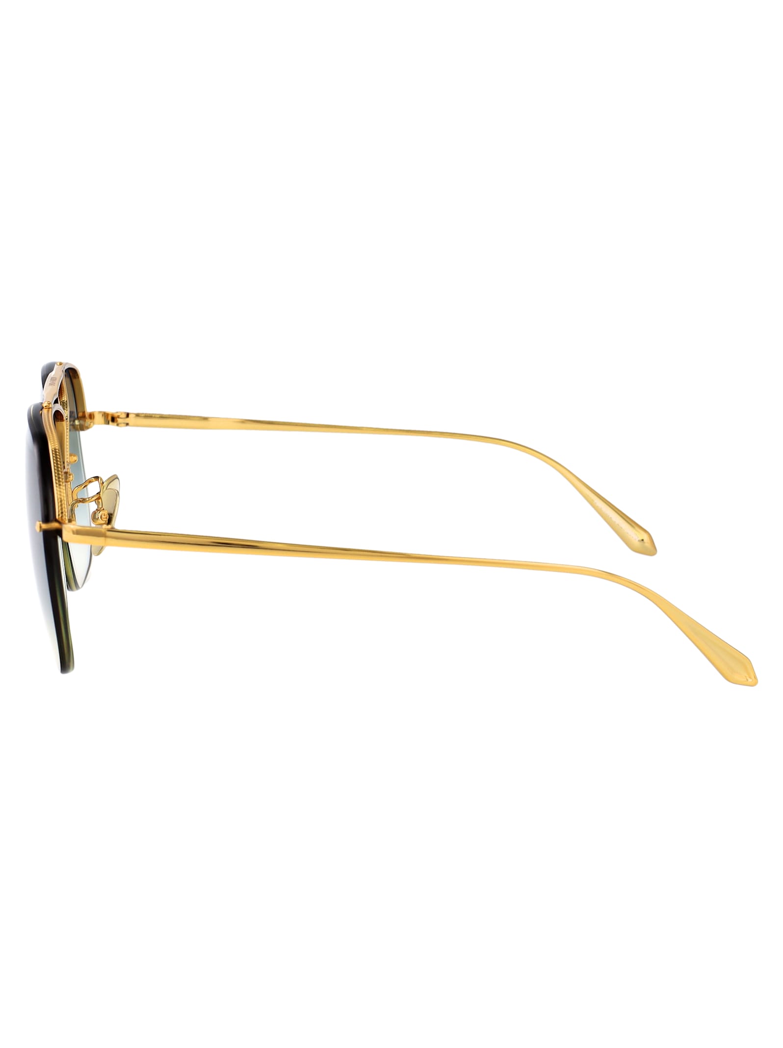 Linda Farrow Seren Sunglasses In Blue