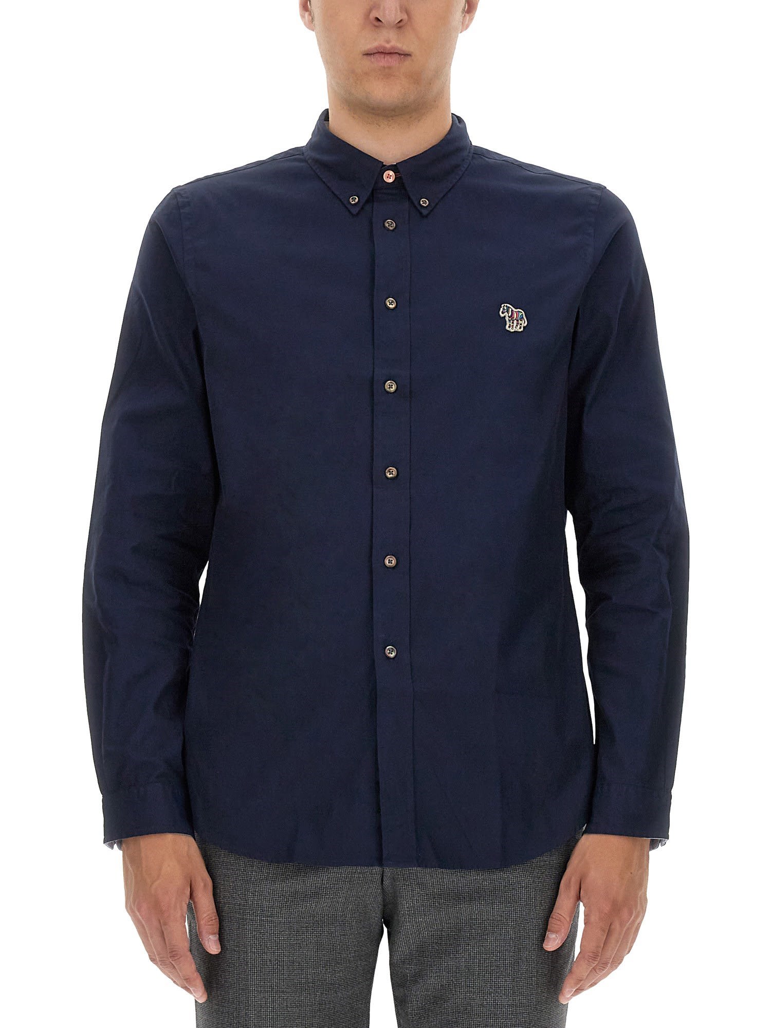 Ps By Paul Smith Ps Paul Smith Classic Button-down Shirt In Blu
