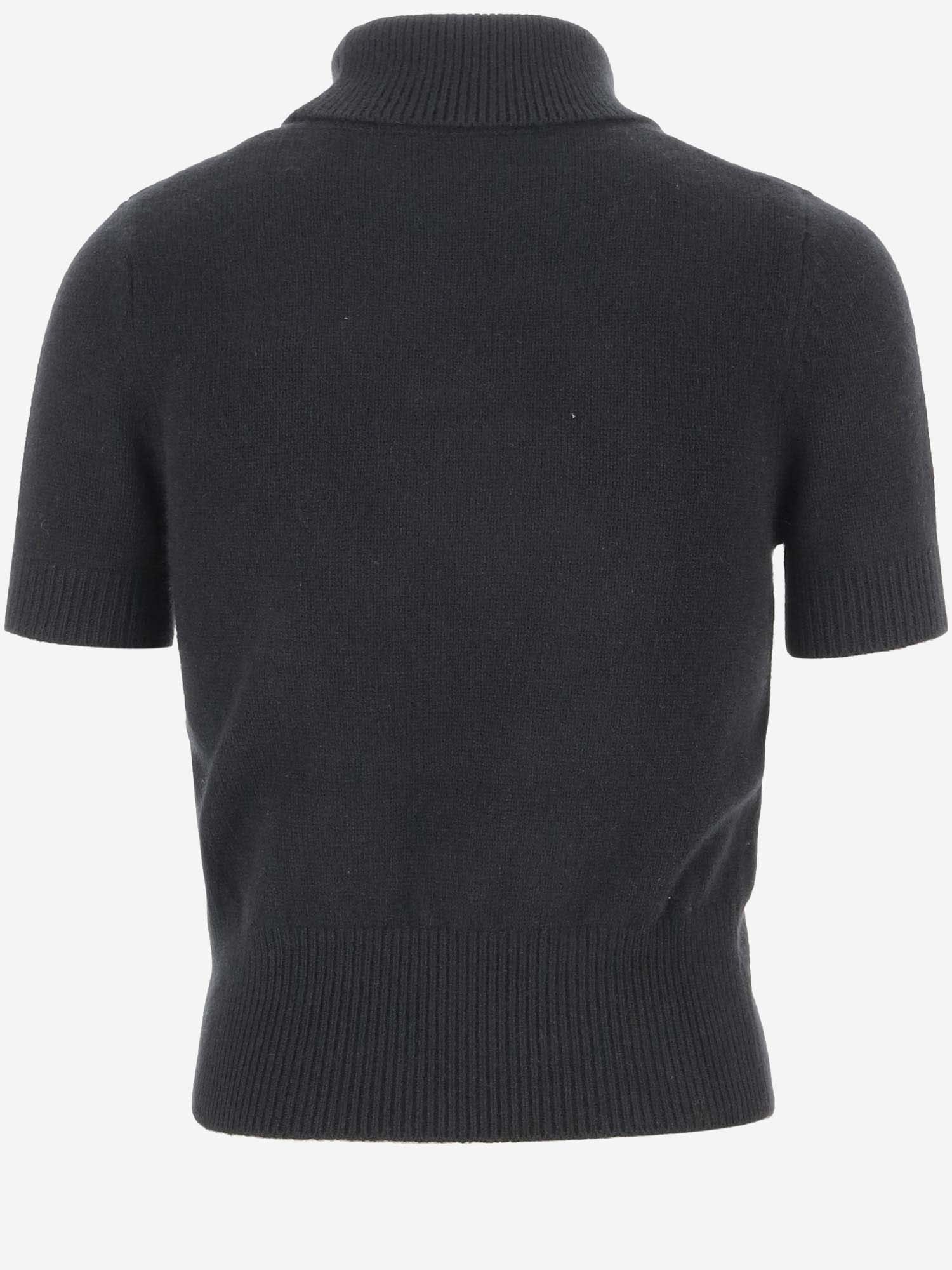 Shop Diesel M-argaret Pullover With Short Sleeves In Black