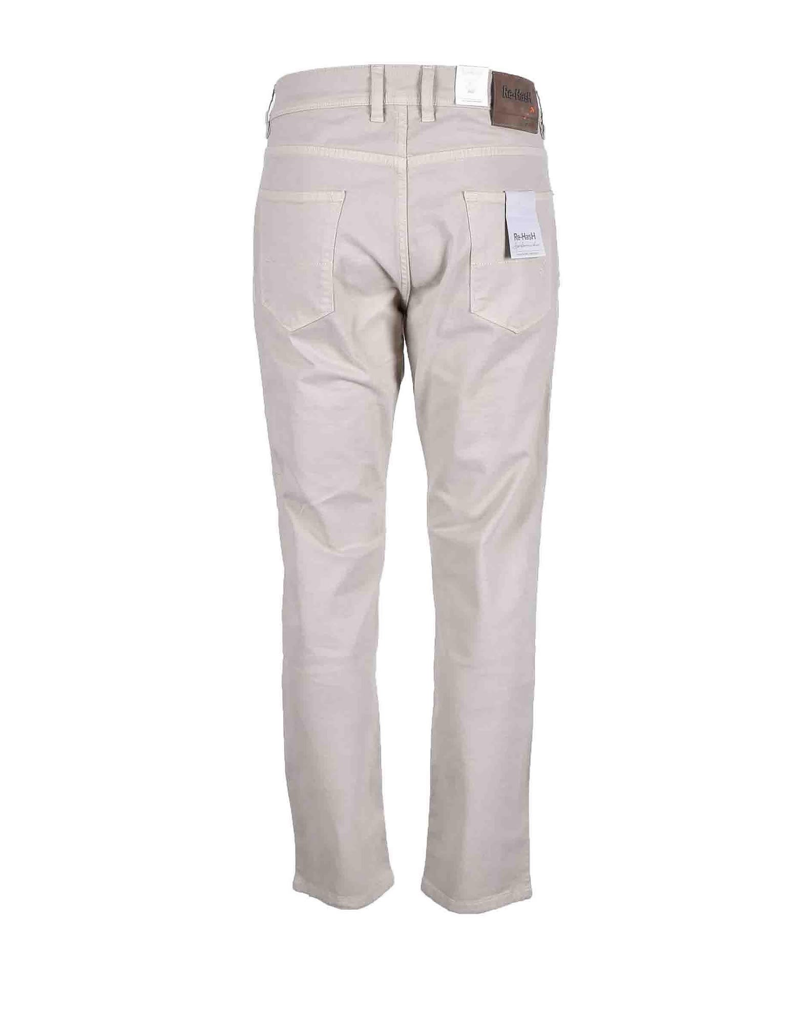 Re-HasH Mens Ivory Jeans