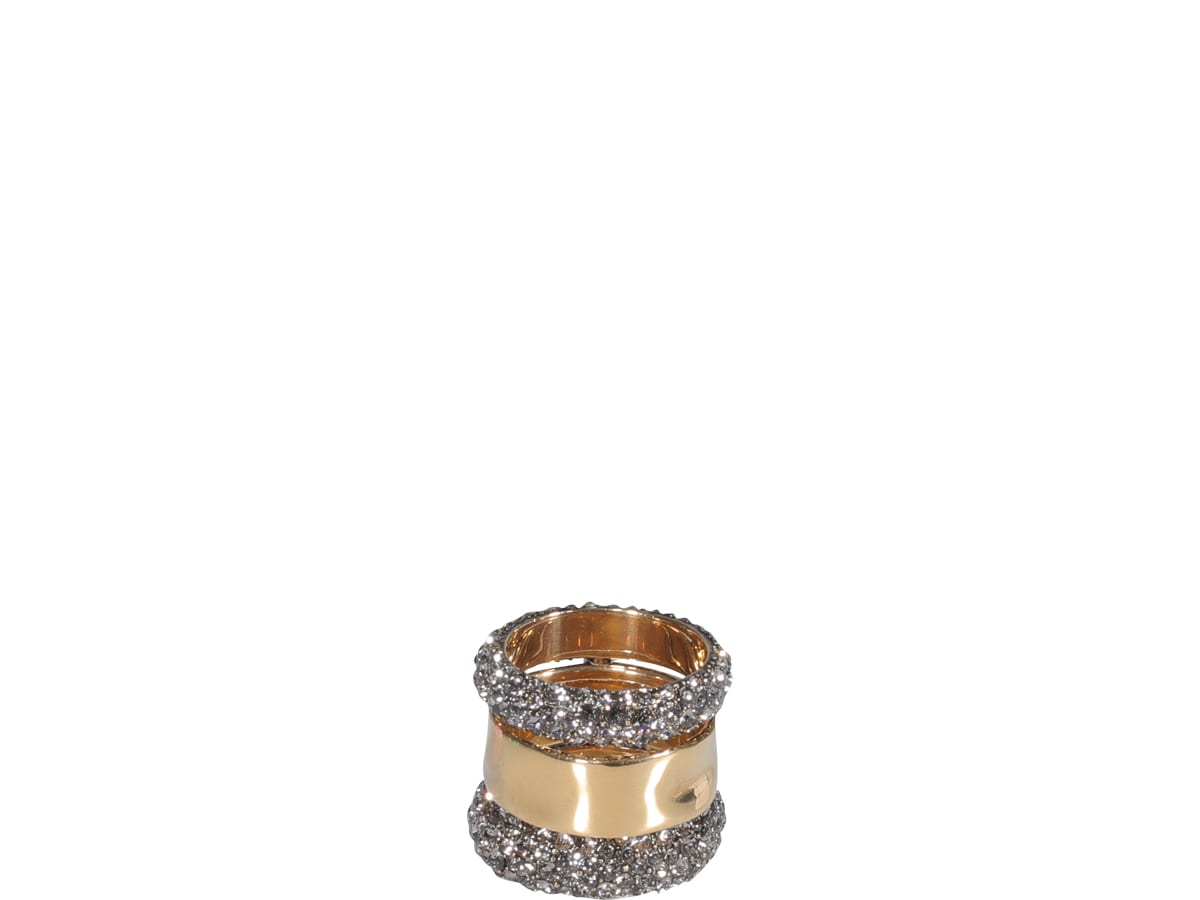 Alexander McQueen Pave Ring
