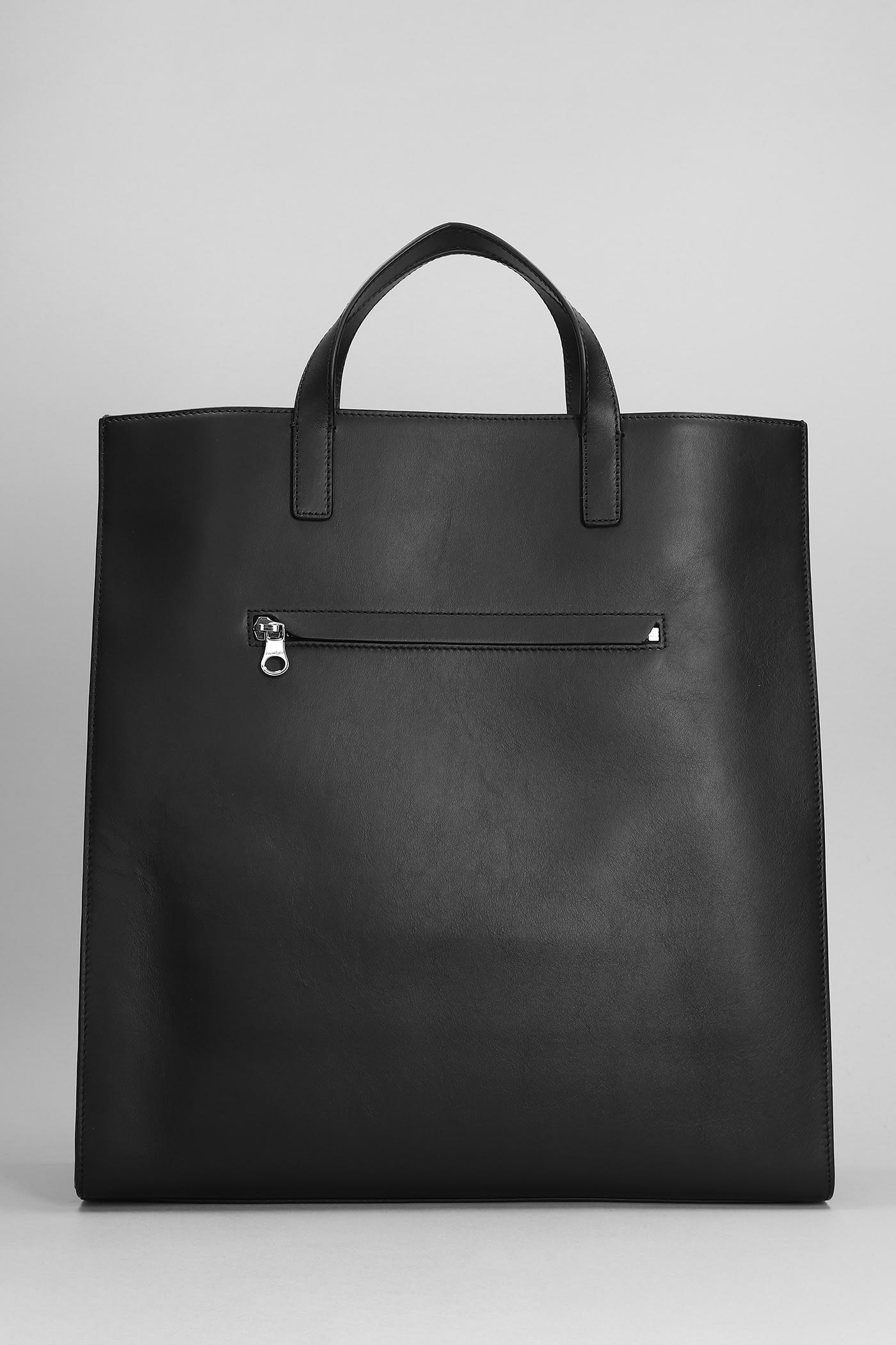 COURRÈGES TOTE IN BLACK LEATHER 