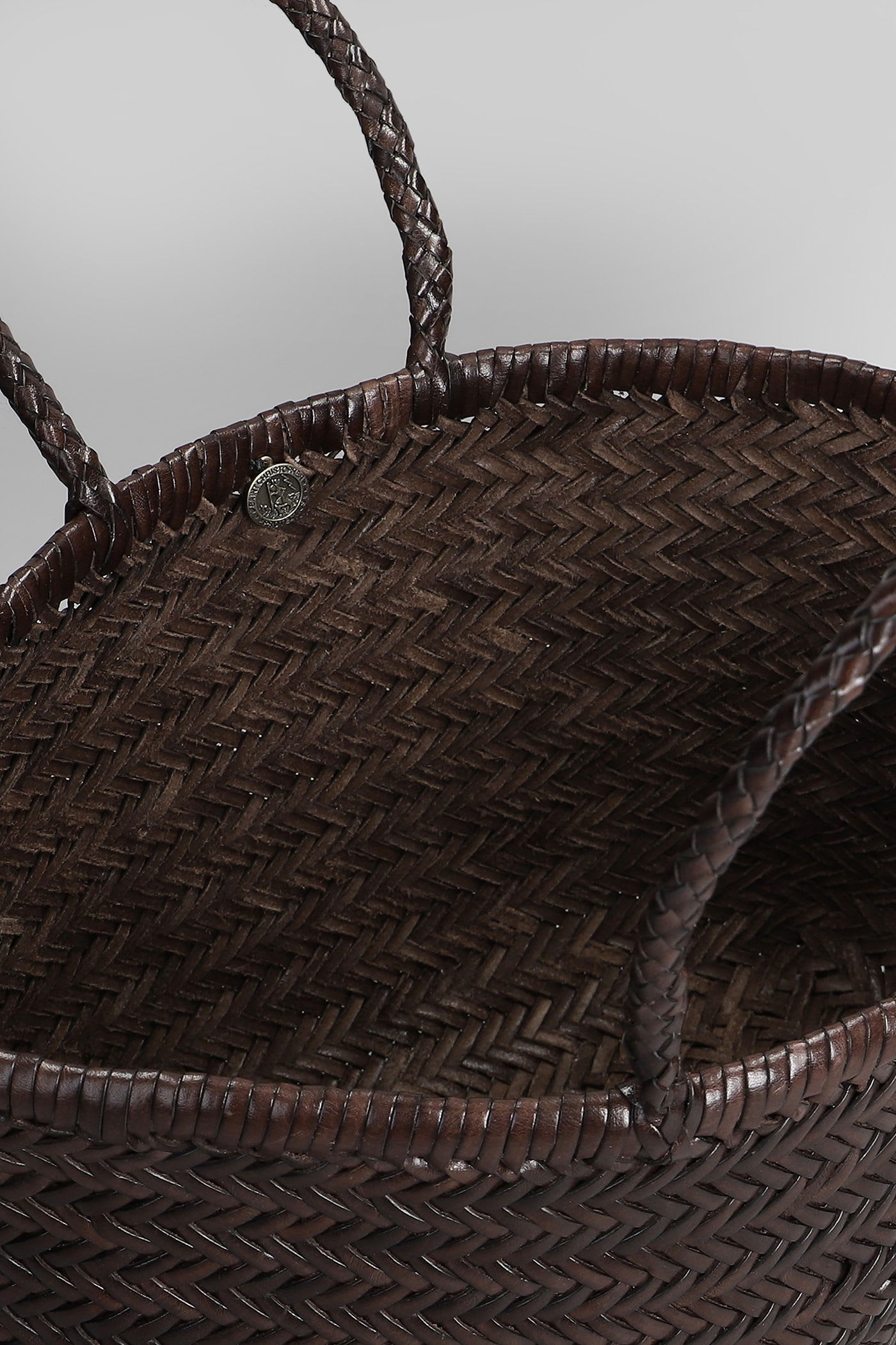Dragon Diffusion Bamboo Triple Jump Tote In Brown Leather In Brown