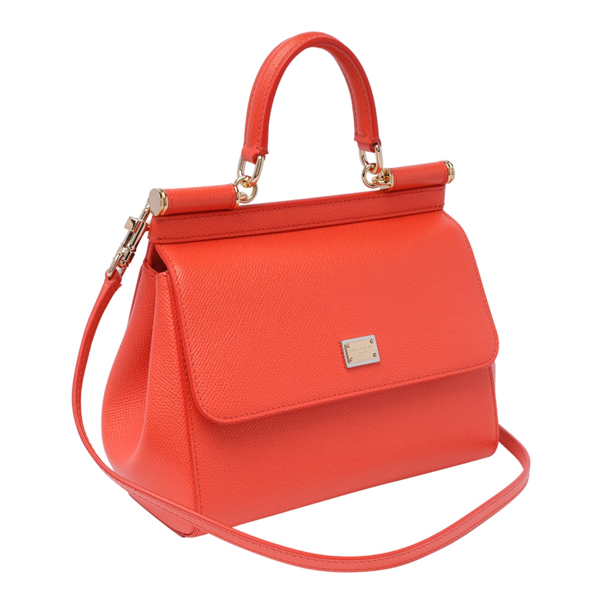 Shop Dolce & Gabbana Medium Sicily Handbag In Red