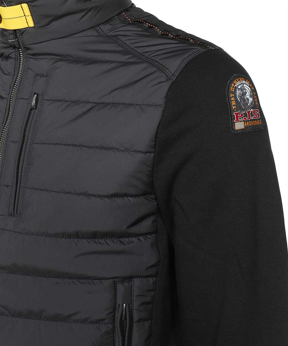 Shop Parajumpers Techno Fabric Padded Jacket In Black