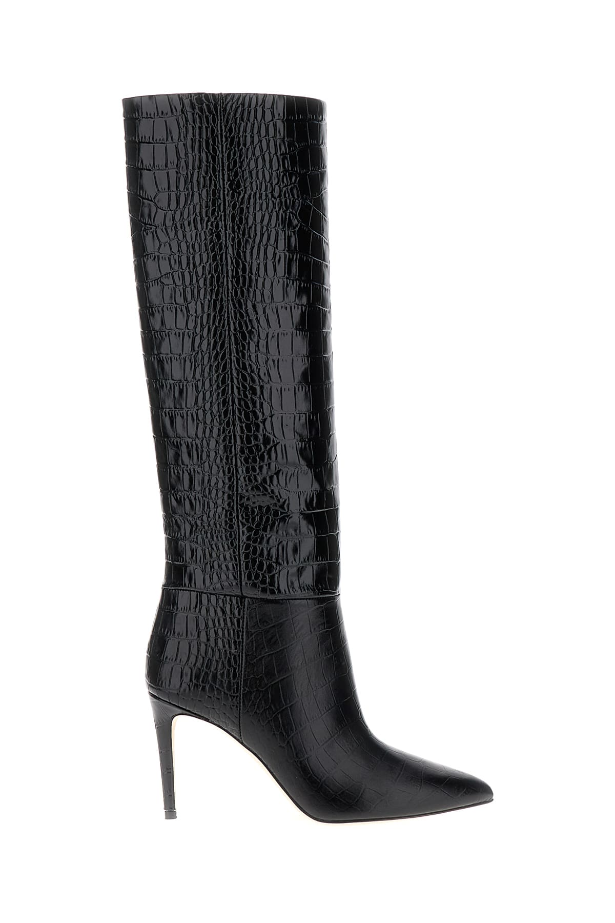 Shop Paris Texas Black Leathers Boots In Carbone