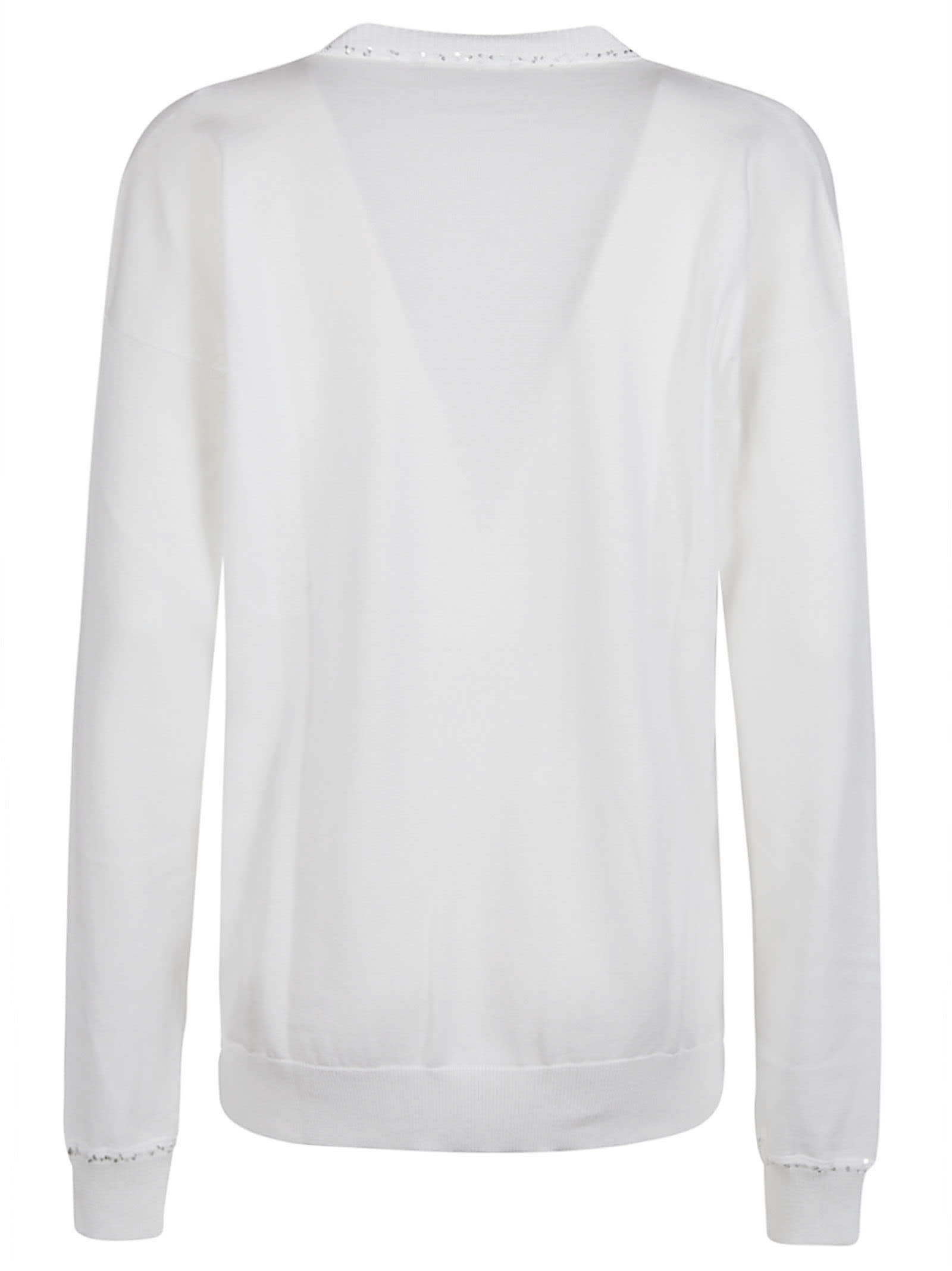 Shop Fabiana Filippi Sweater In White