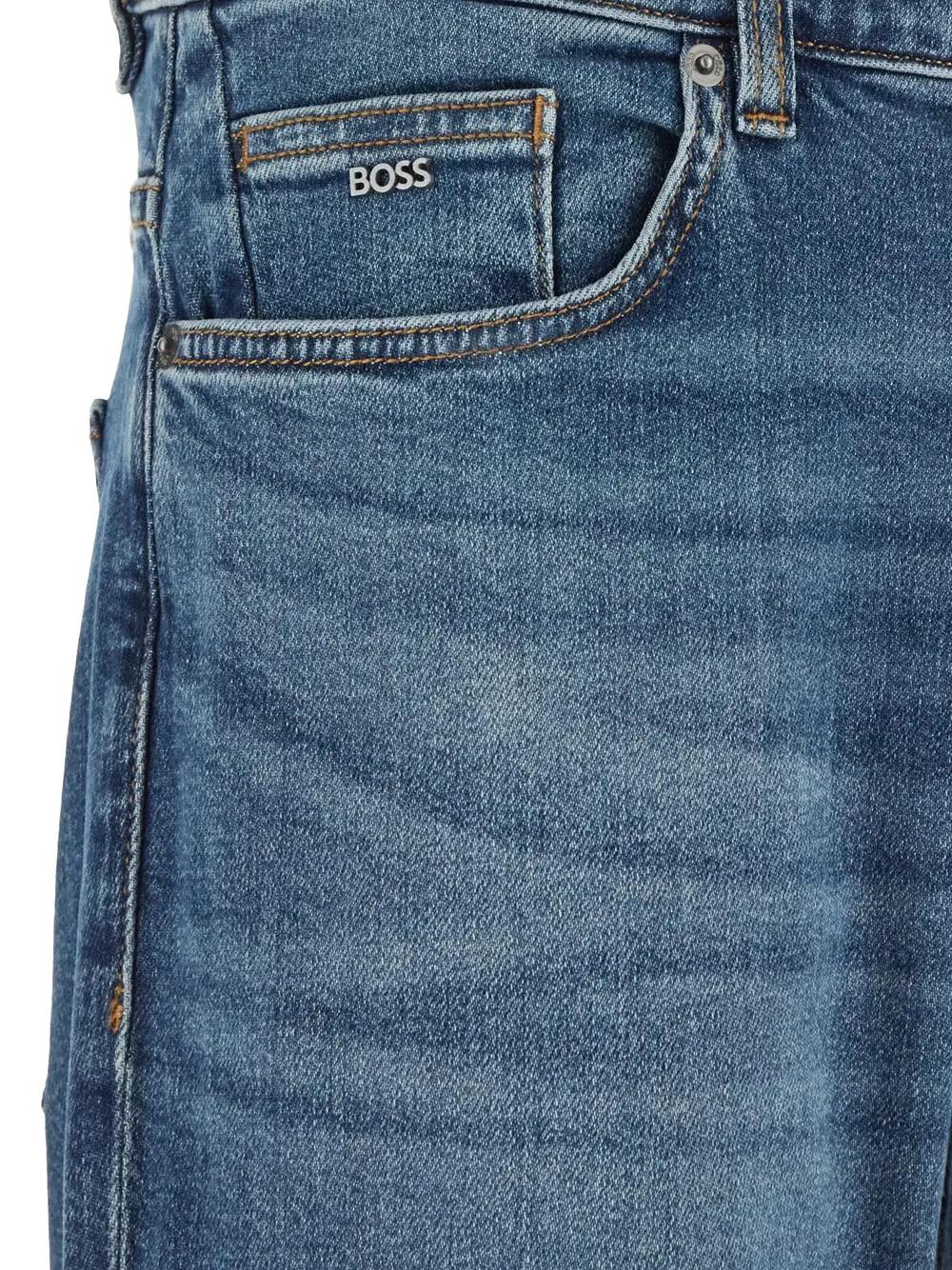 Shop Hugo Boss Slim Jeans In Denim