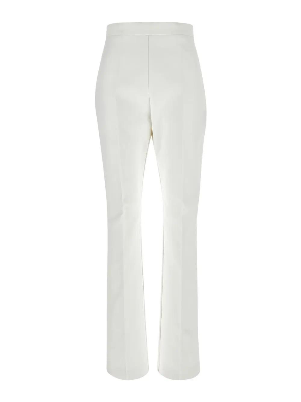Shop Sportmax Danila Trousers In White